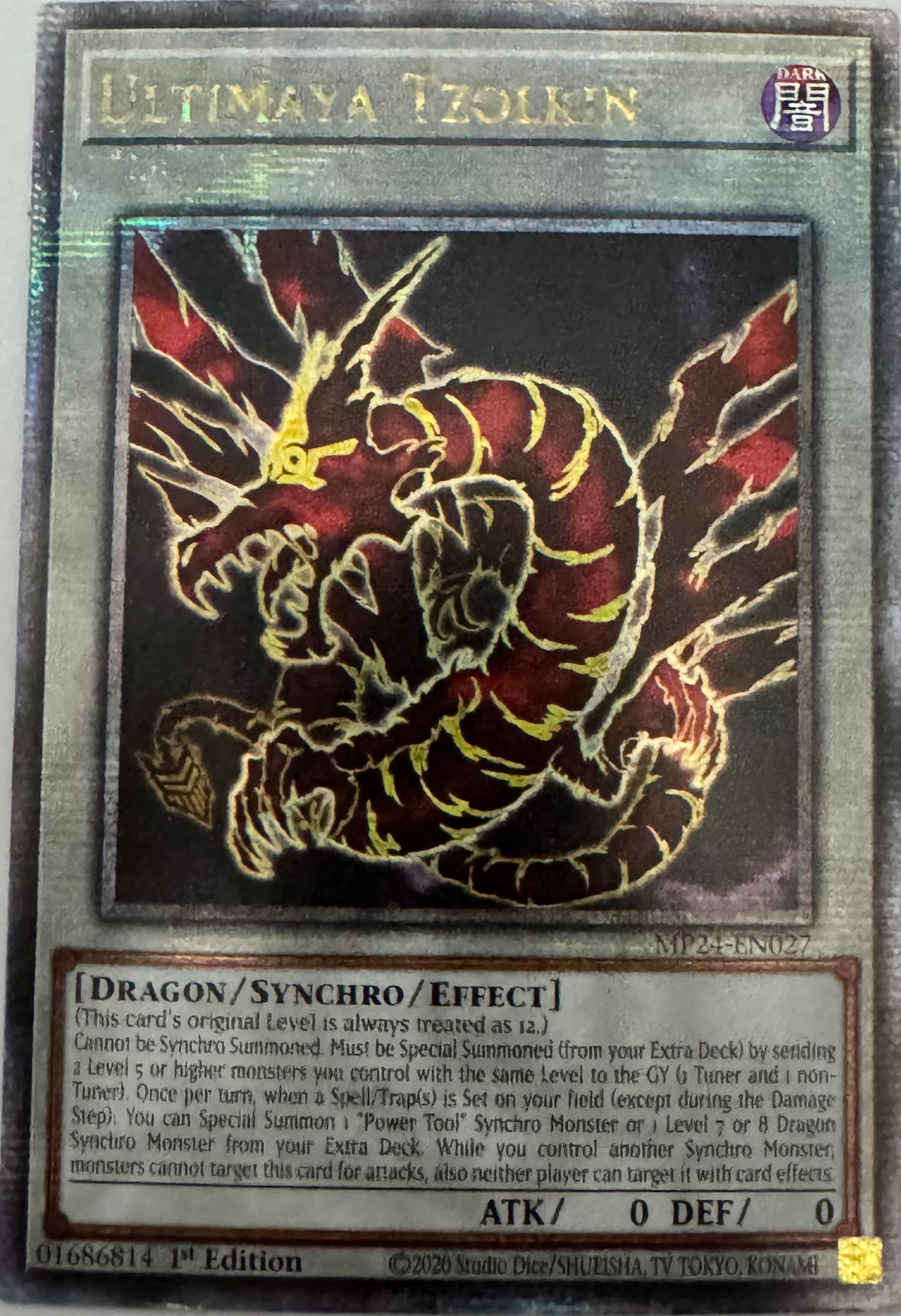 Yugioh! Ultimaya tzolkin MP24-EN027 quarter