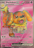 Pokemon Tcg Dachsbun Ex 160/142