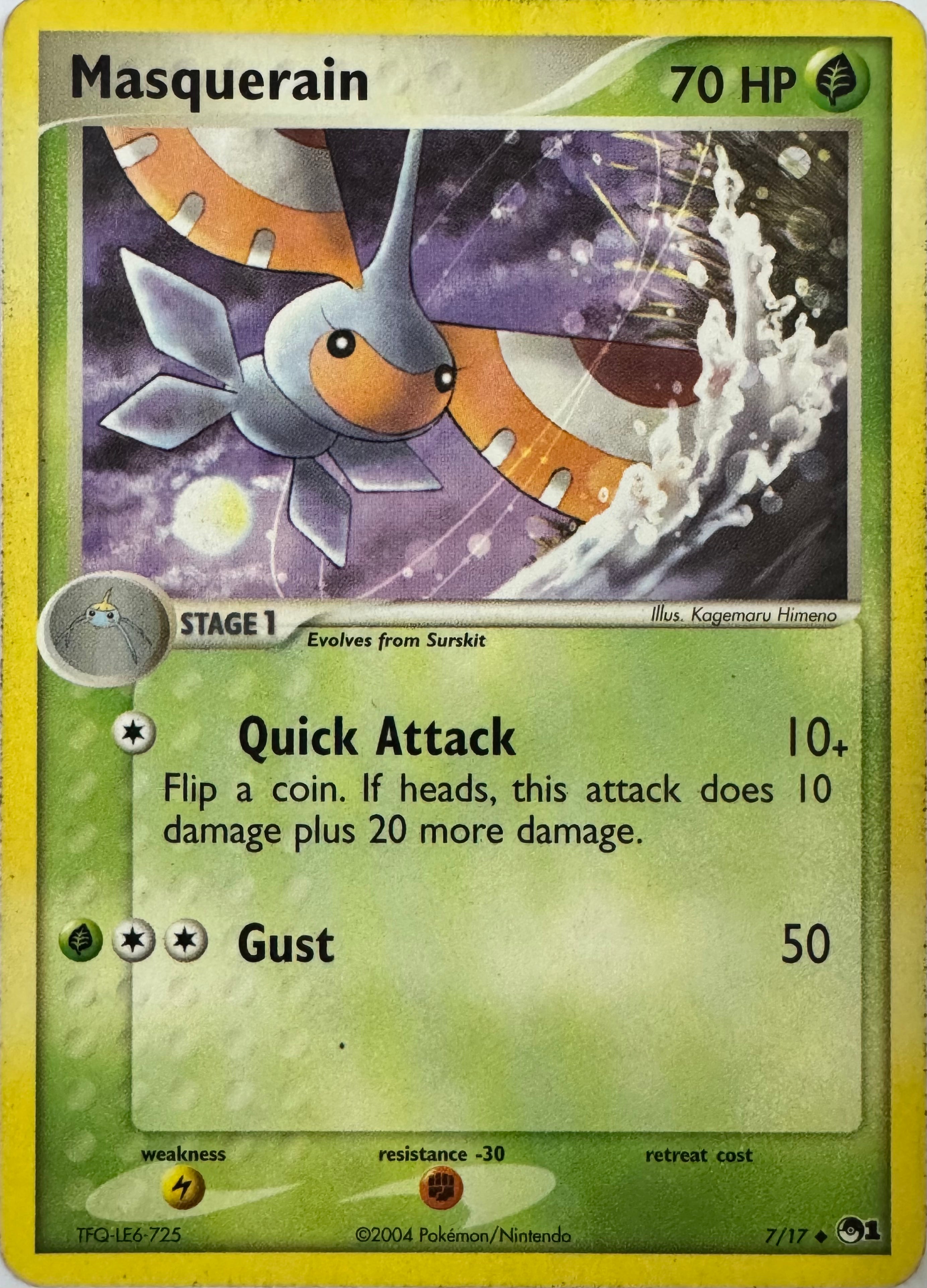 Pokemon Tcg Masquerain 7/17