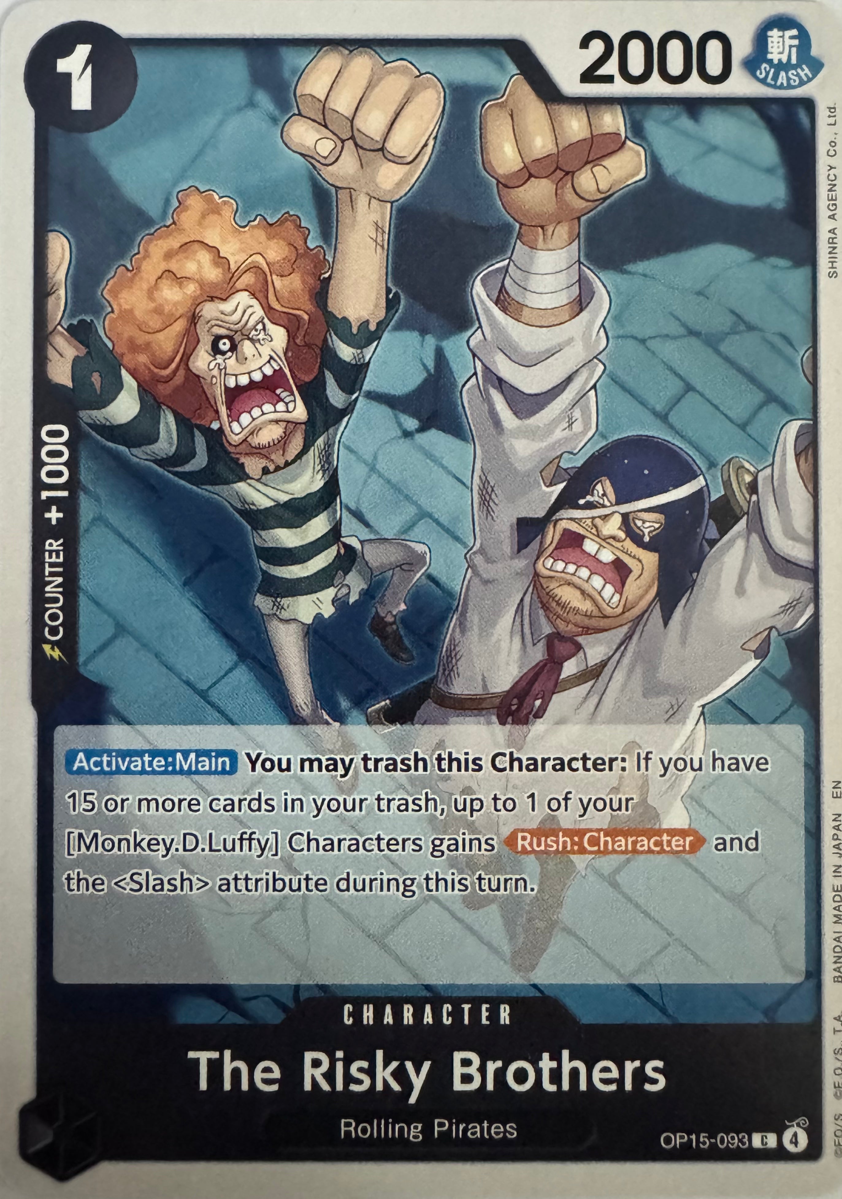 One Piece Tcg The Risky Brothers Op15-093