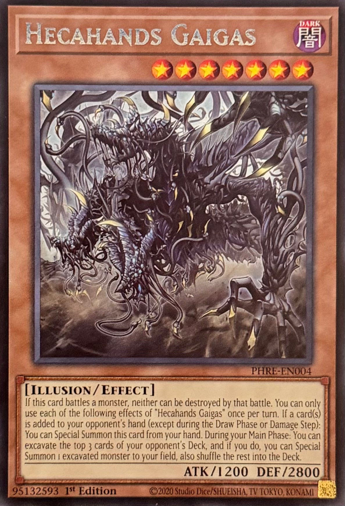 Yugioh! Hecahands Gaigas PHRE-EN004