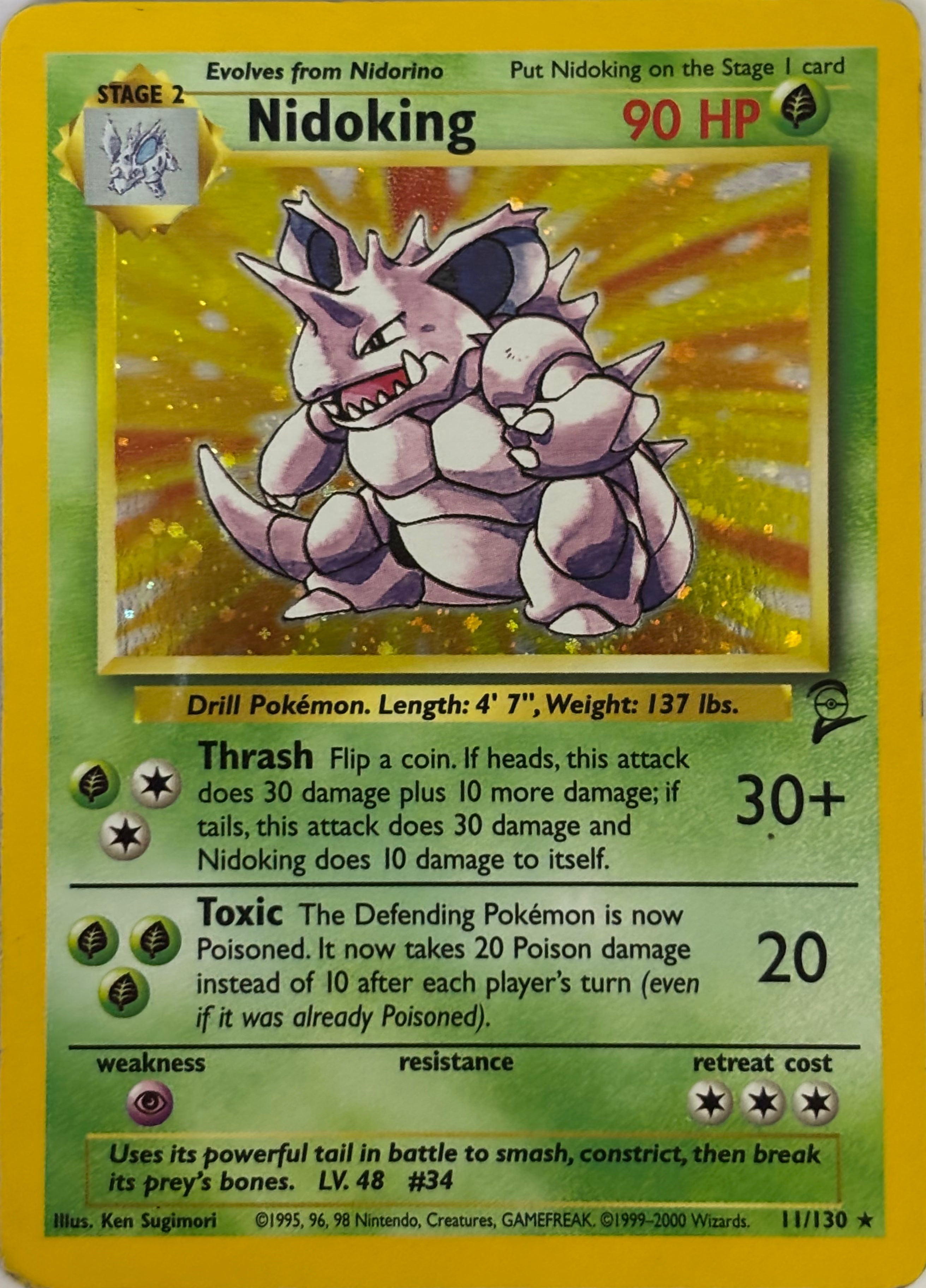 Pokemon Tcg Nidoking 11/130 Holo