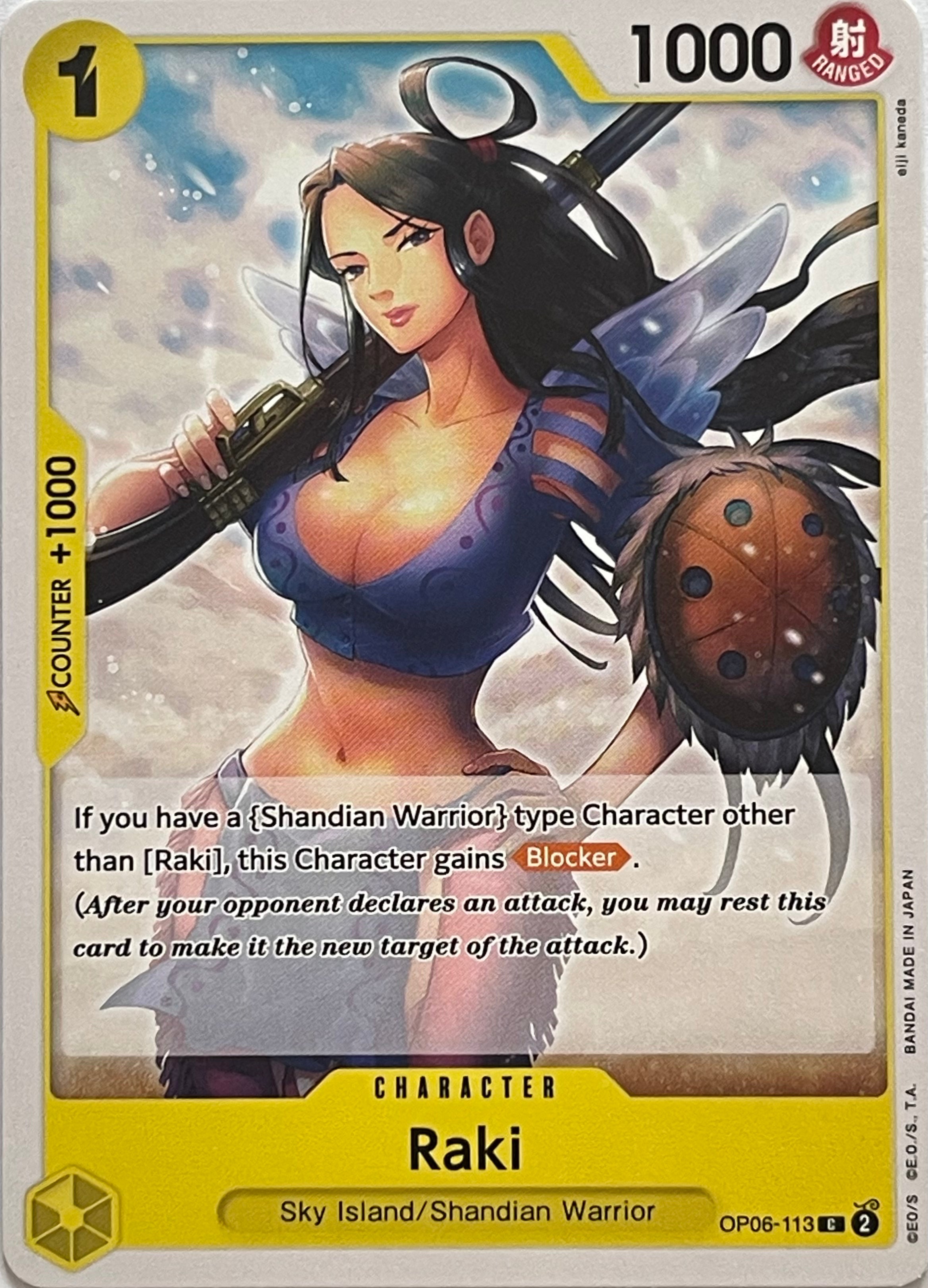 One Piece Tcg Raki OP06-113