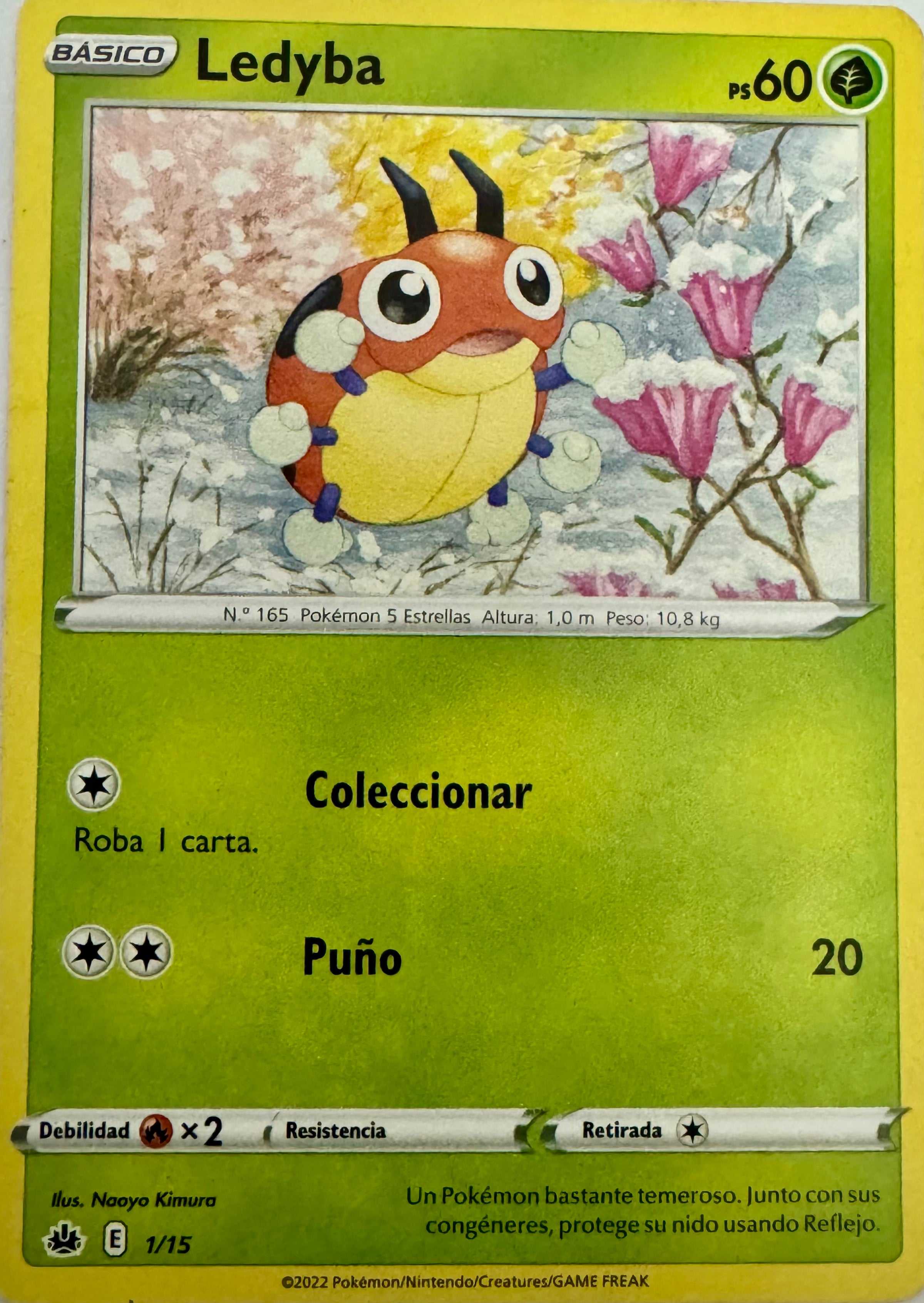 Pokémon Tcg Ledyba 1/15 (Español)