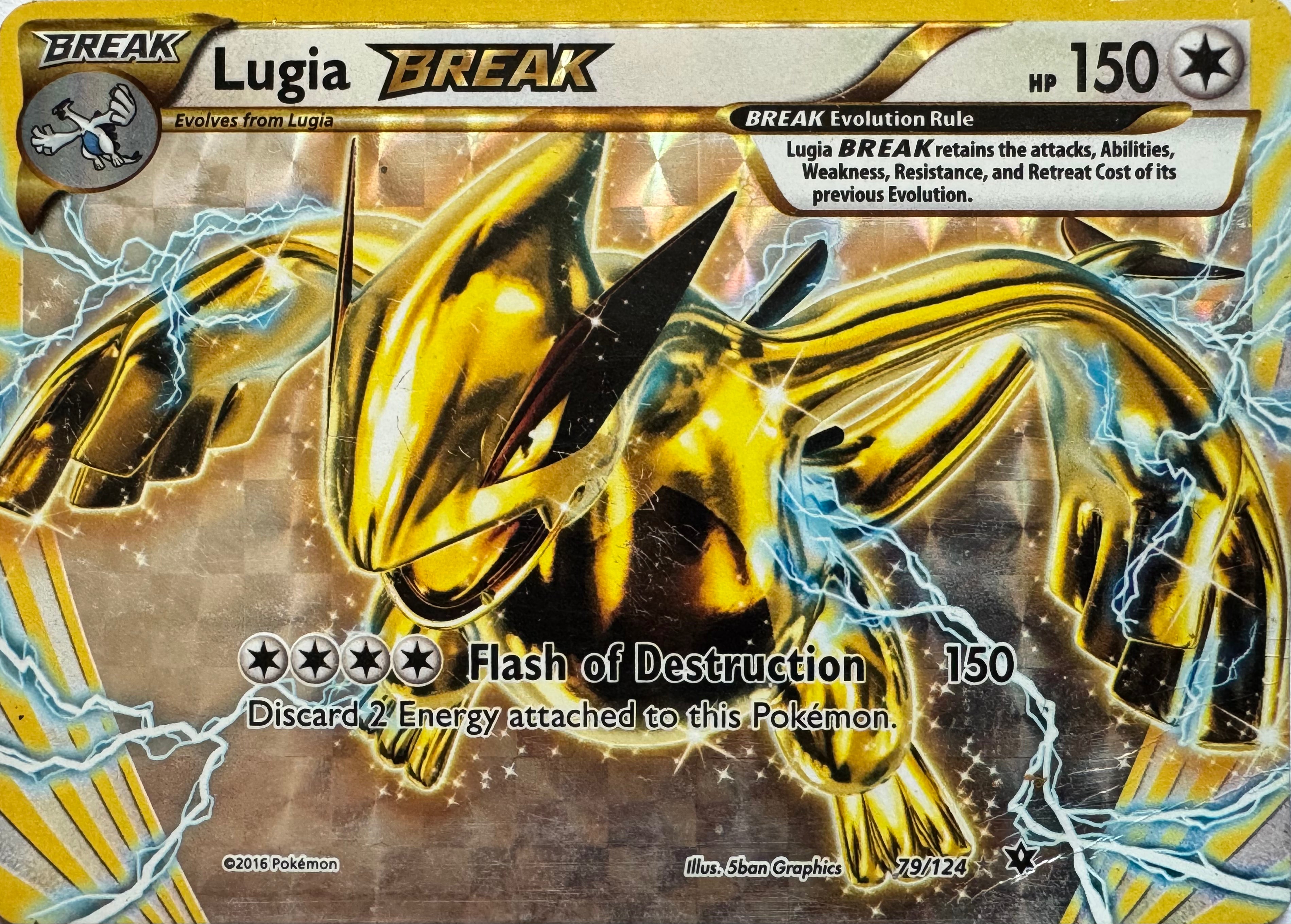 Pokemon Tcg Lugia Break 79/124 (DMG)