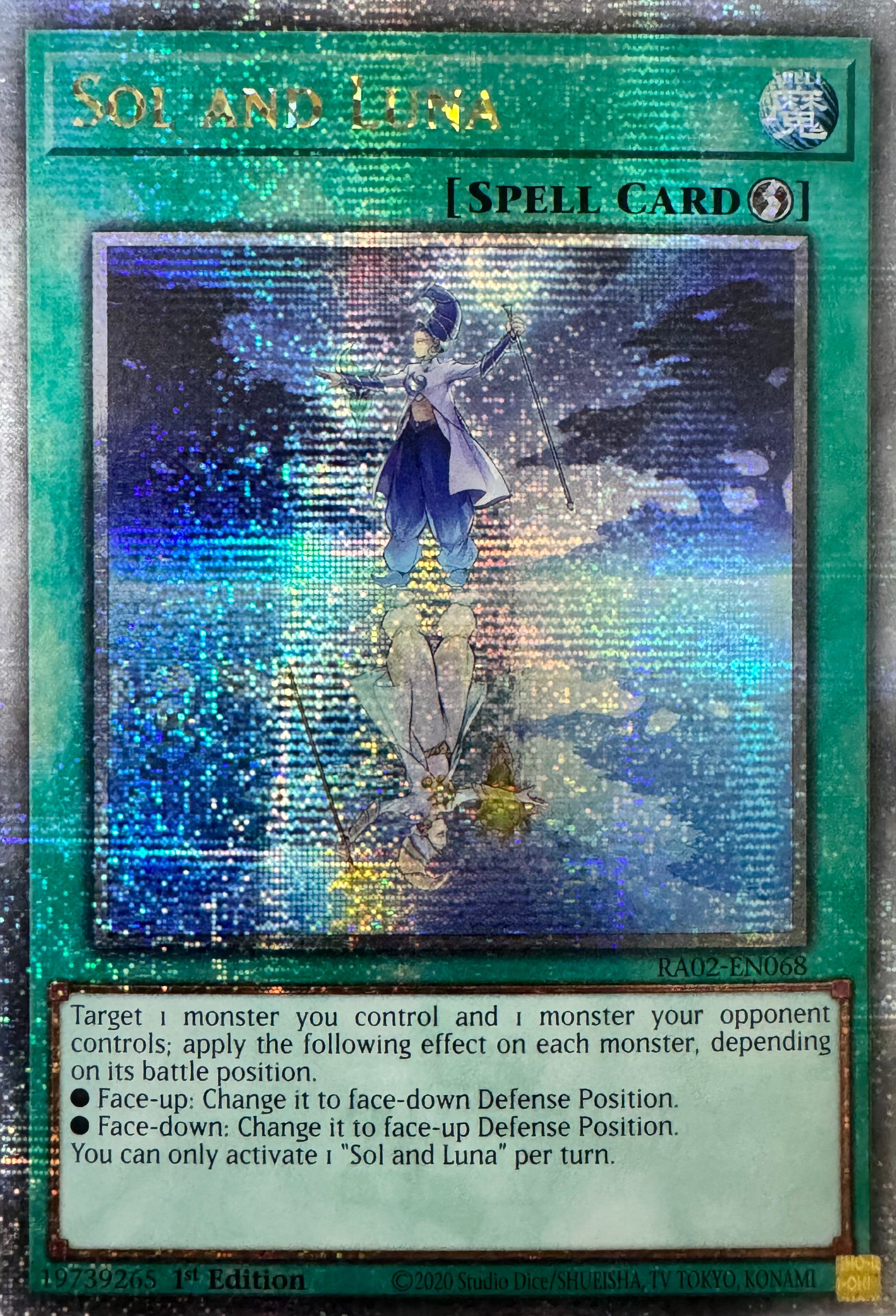 Yugioh! Sol And Luna Ra02-en068 1st Edition Quarter