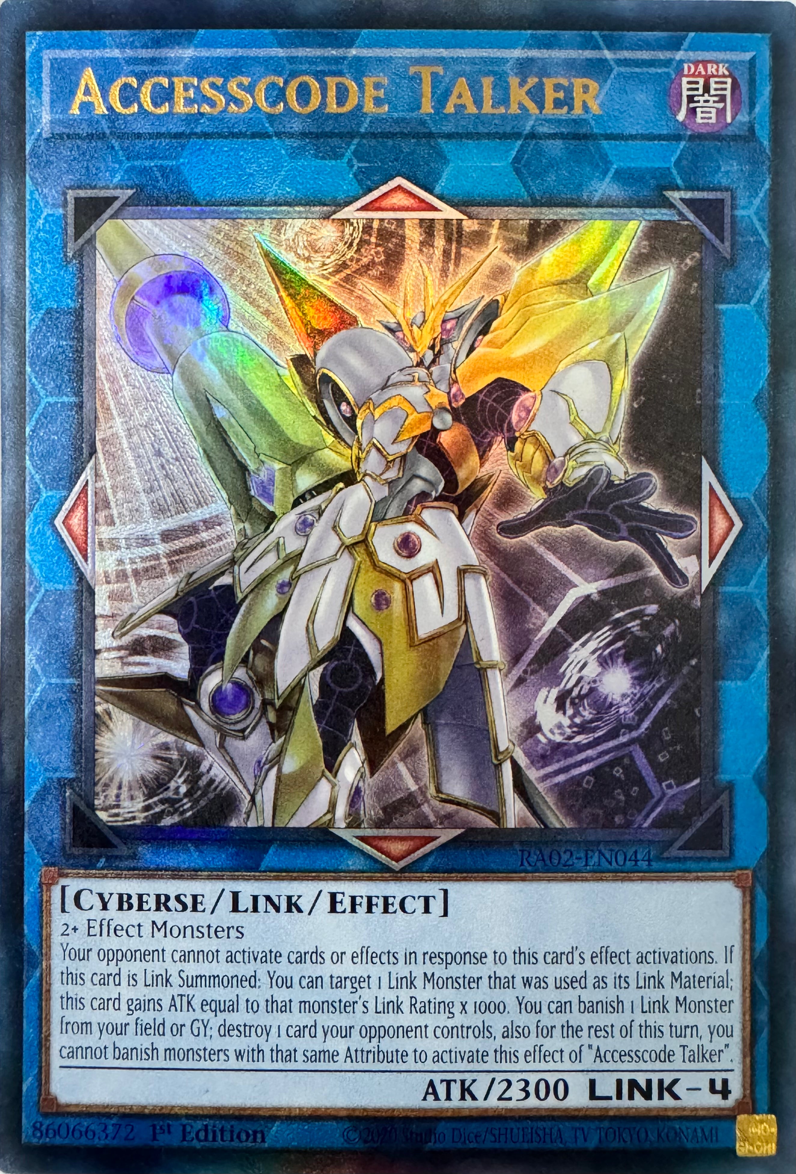 Yugioh! Accesscode Talker Ra02-en044 1st Edition Ultimate