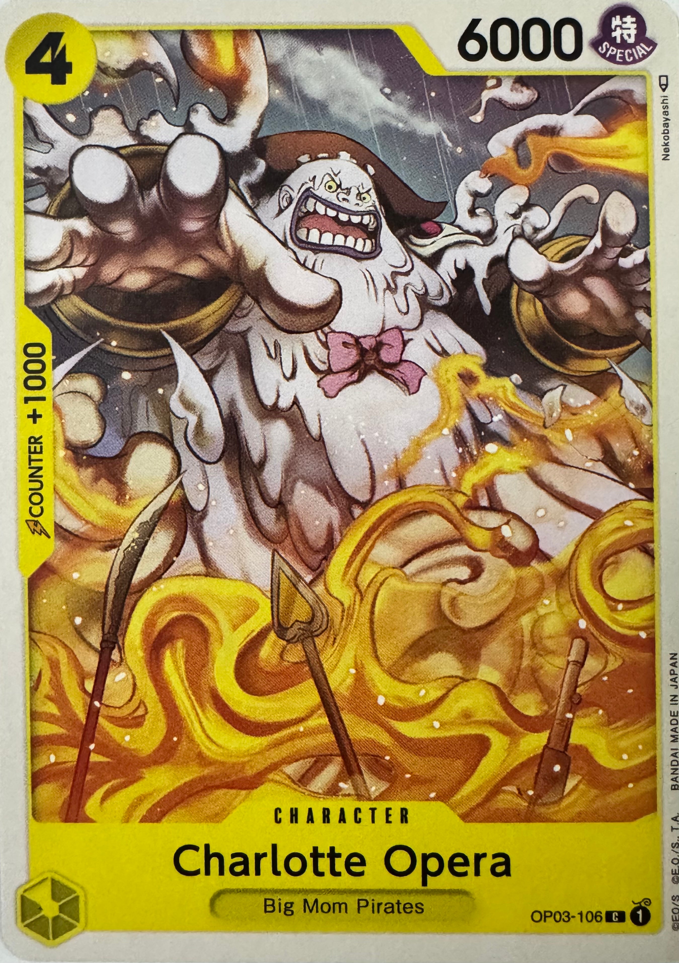 One Piece Tcg Charlotte Opera Op03-106