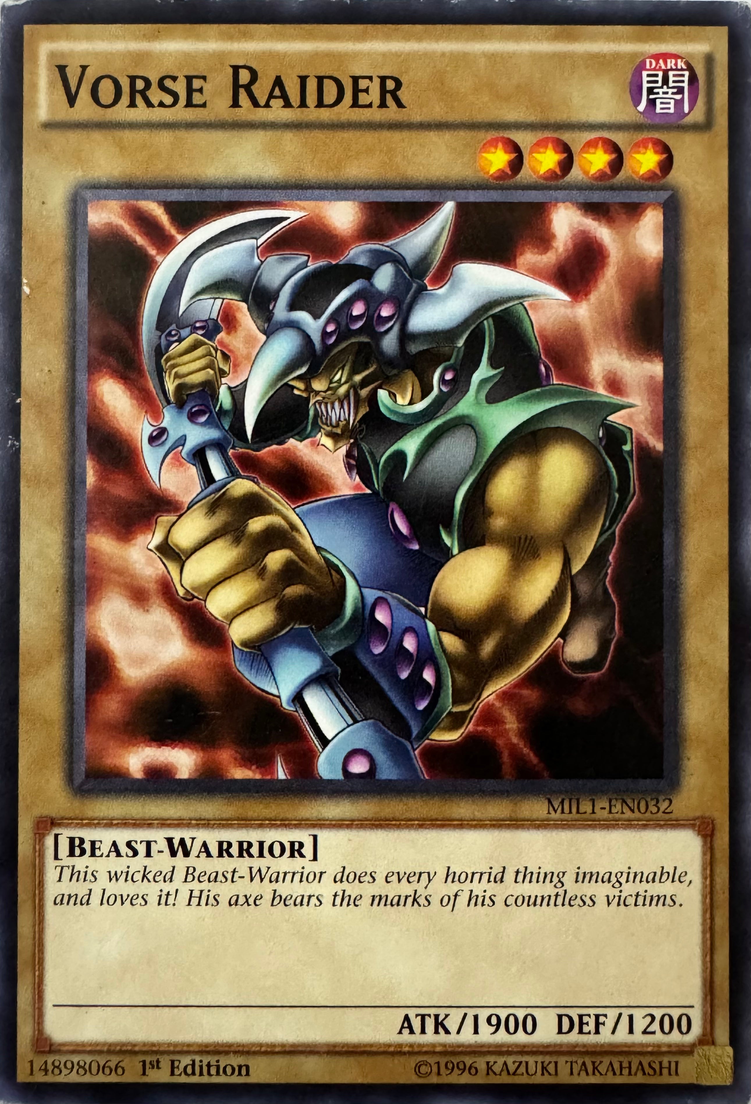Yugioh! Vorse Raider Mil1-en032 1st Edition