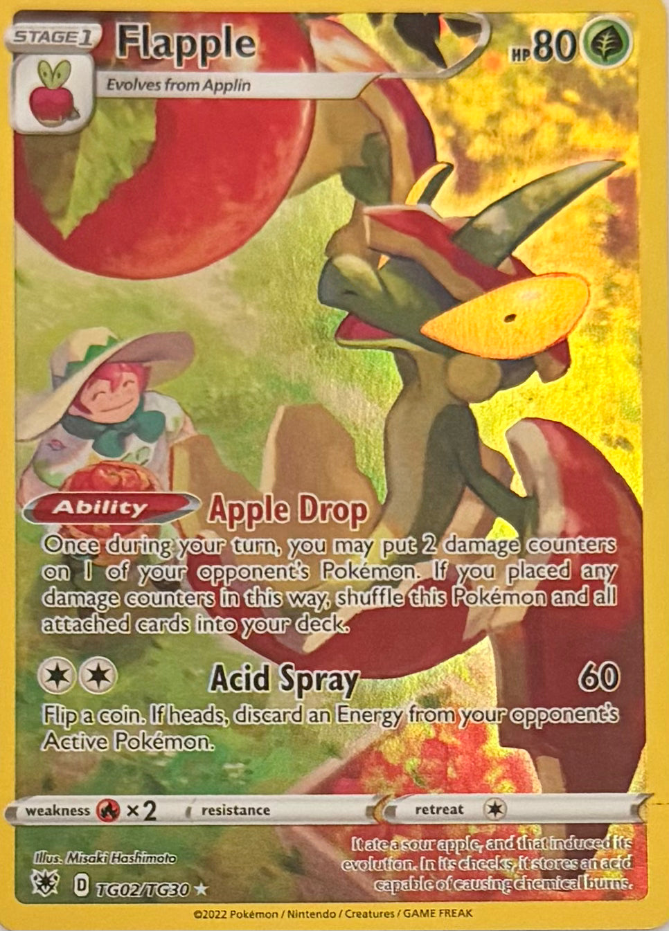 Pokemon Tcg Flapple TG02/TG30