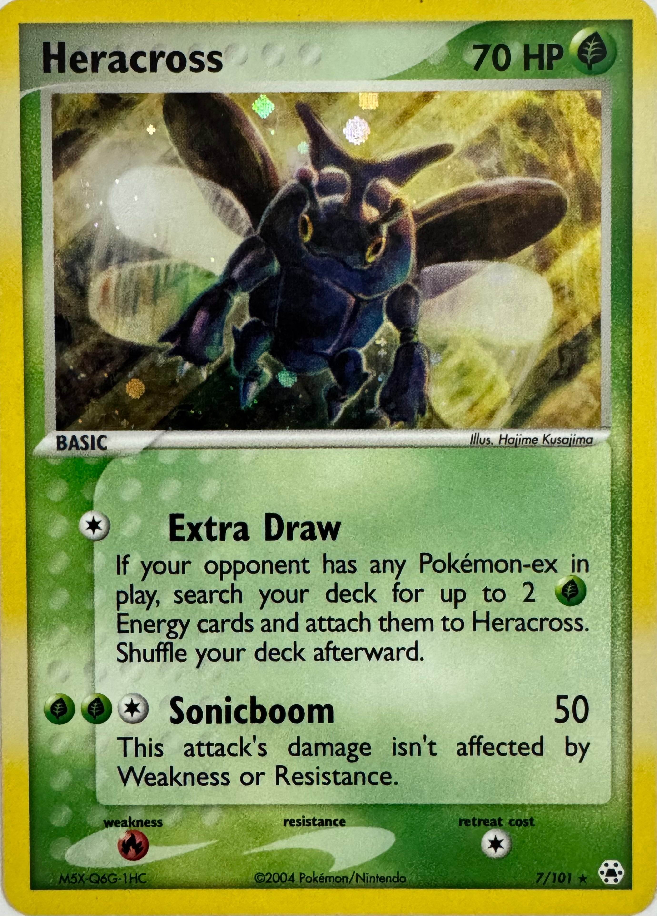 Pokemon Tcg Heracross 7/101 Holo