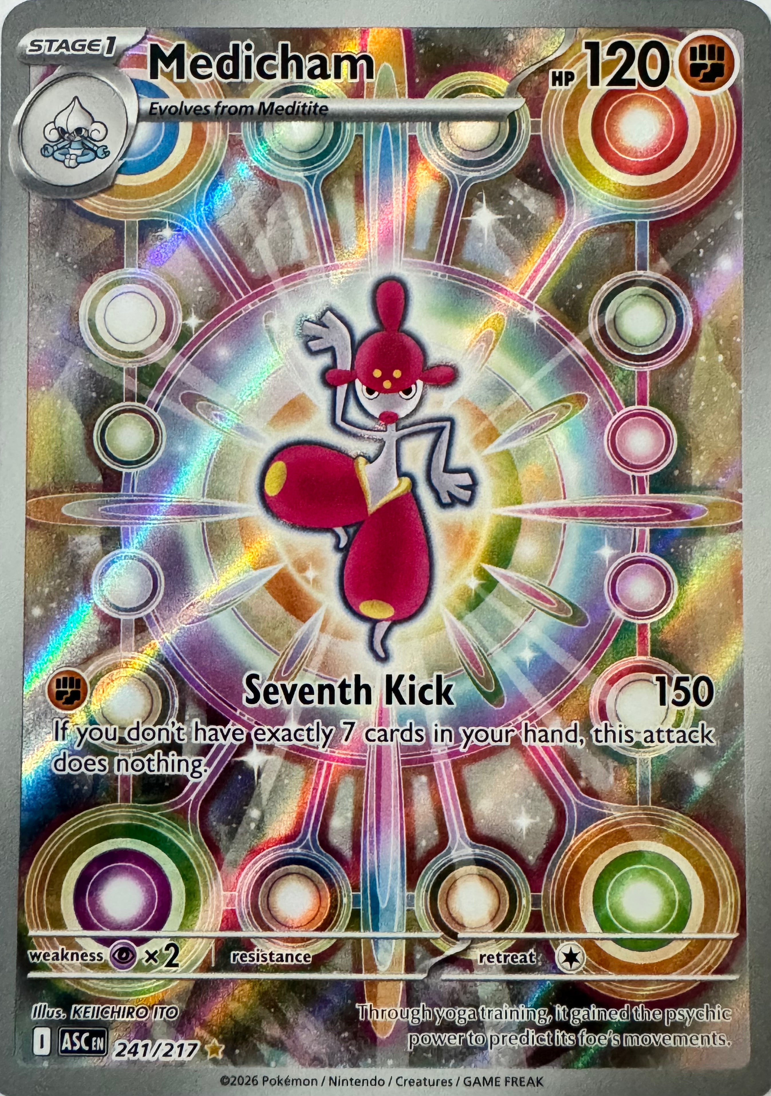 Pokemon Tcg Medicham 241/217