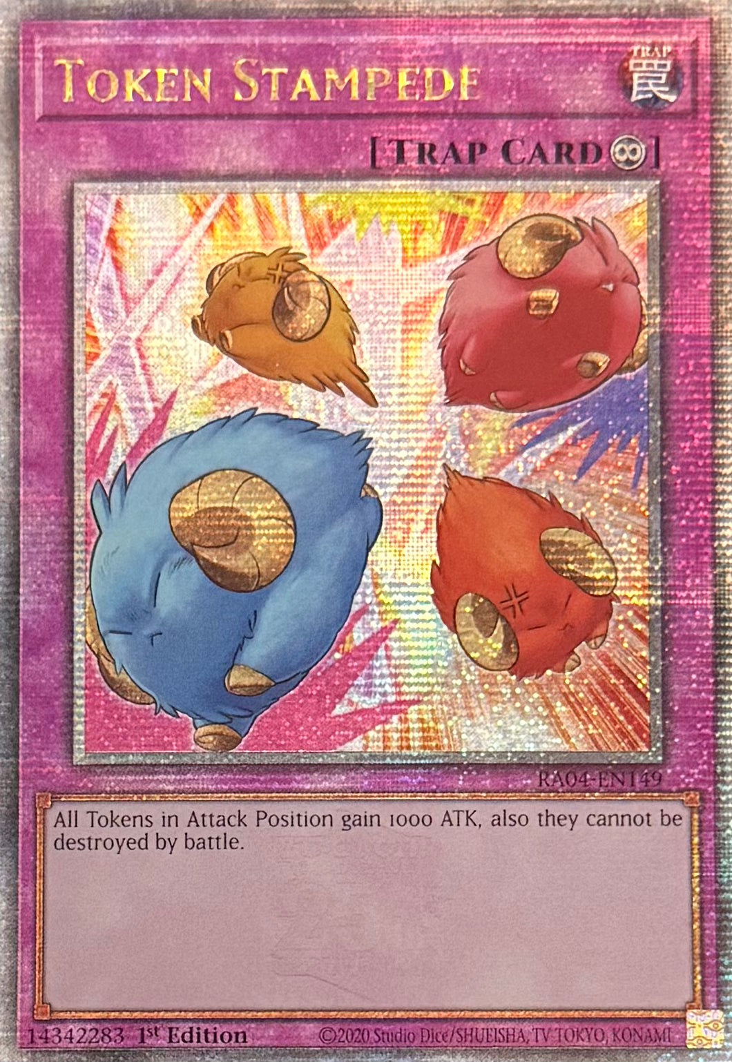 Yugioh! Token Stampede RA04-EN149 Quarter Century