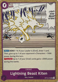 One Piece Tcg Lightning Beast Kiten OP15-076