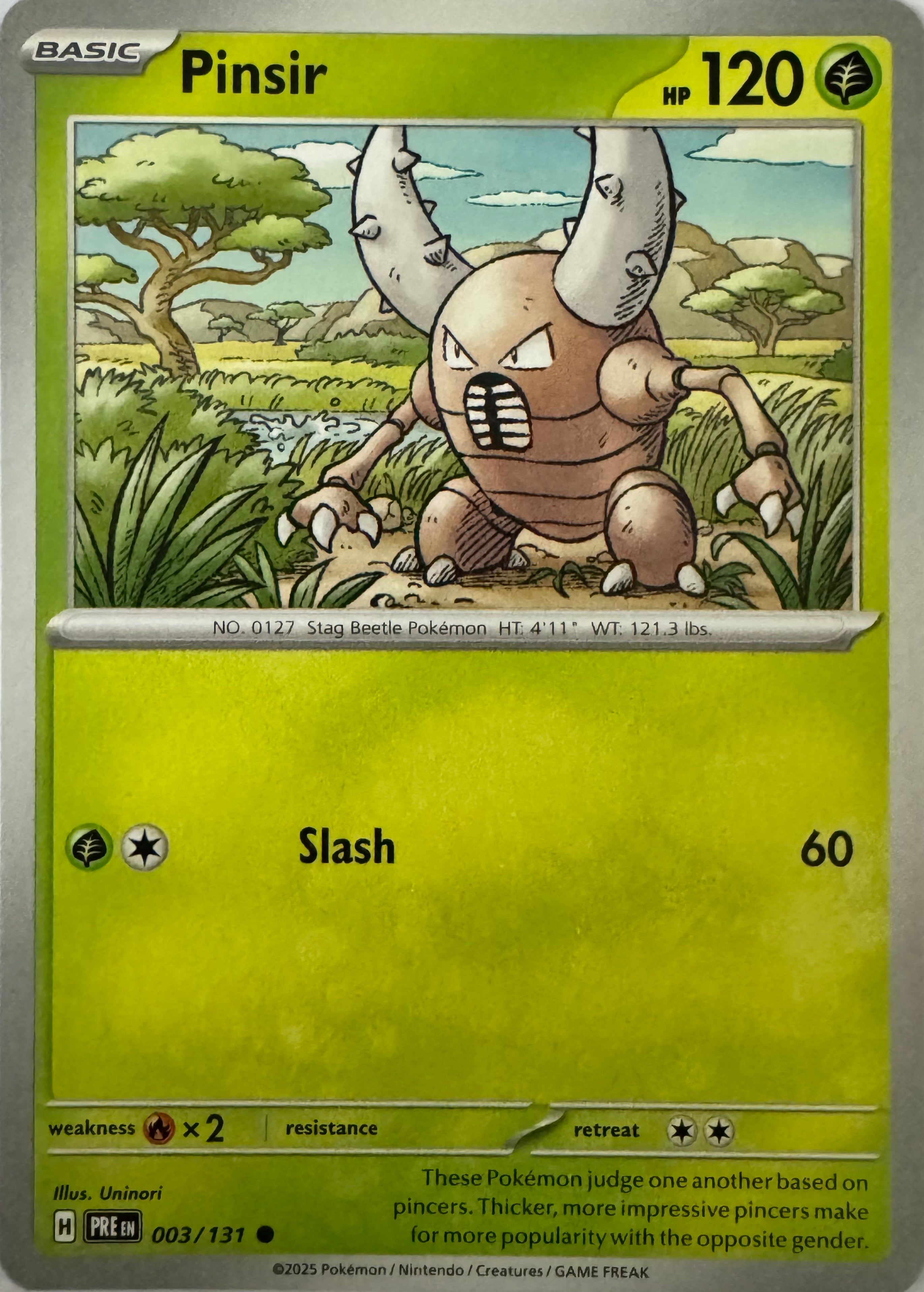 Pokemon Tcg Pinsir 003/131