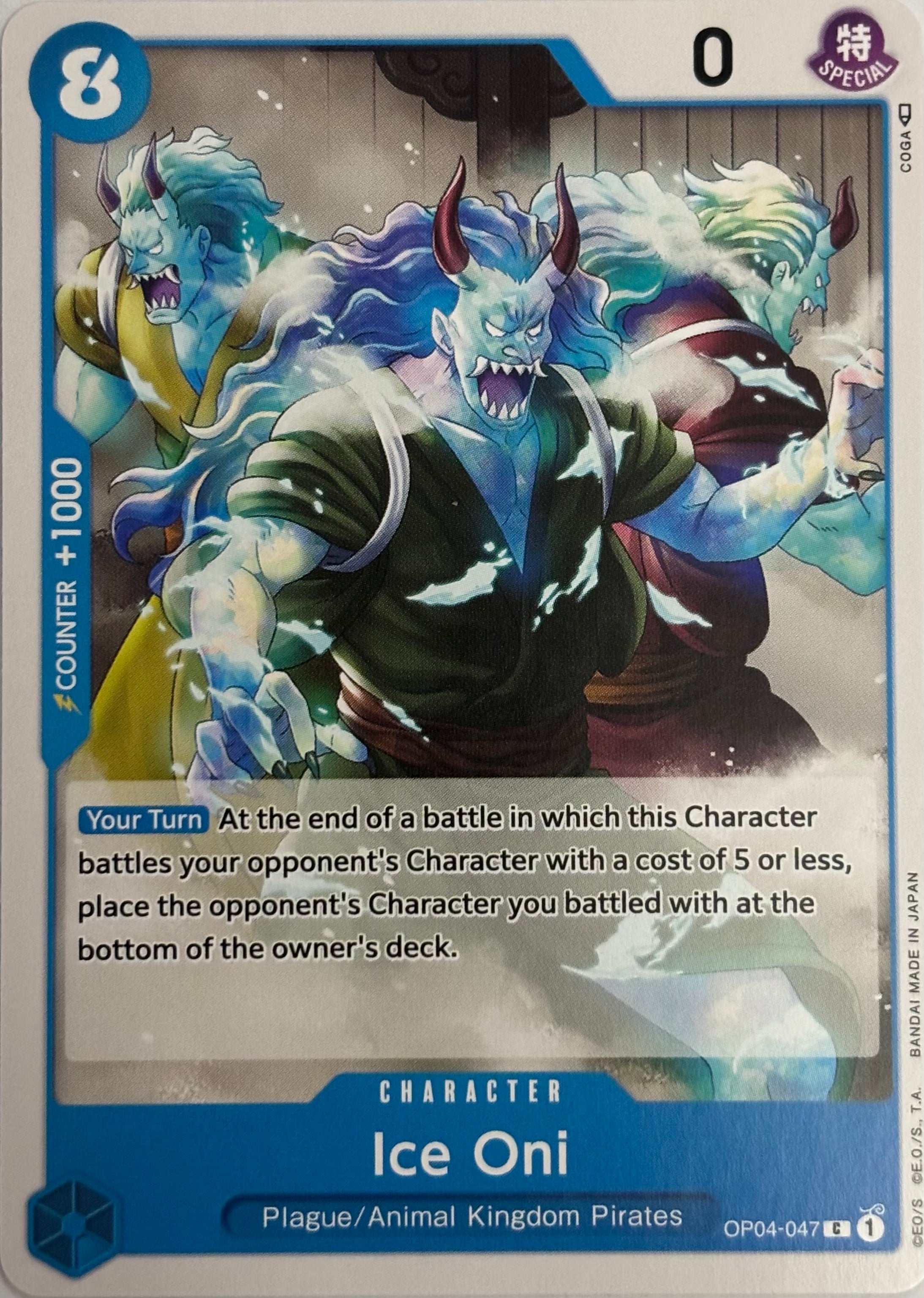 One Piece Tcg Ice Oni Op04-047
