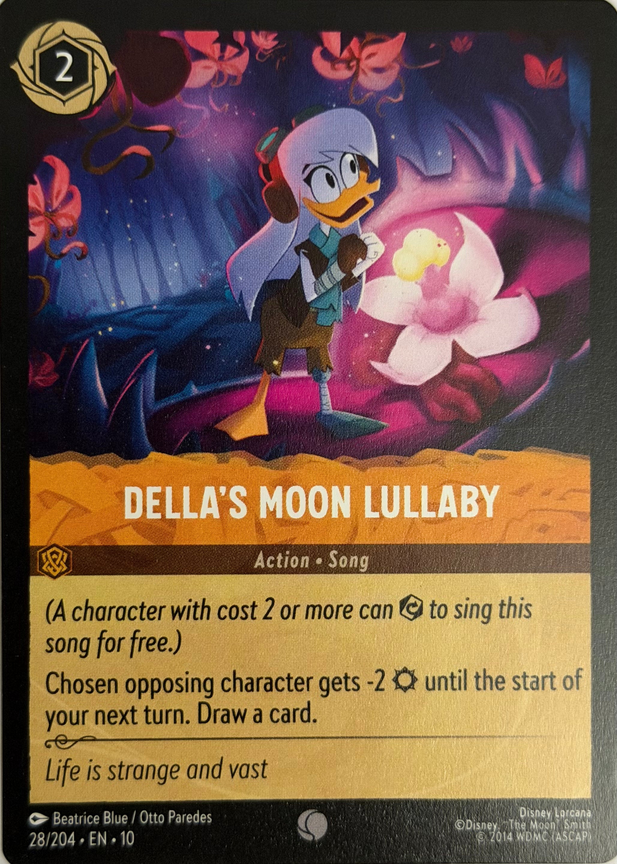 Disney Lorcana Della’s Moon Lullaby 28/204