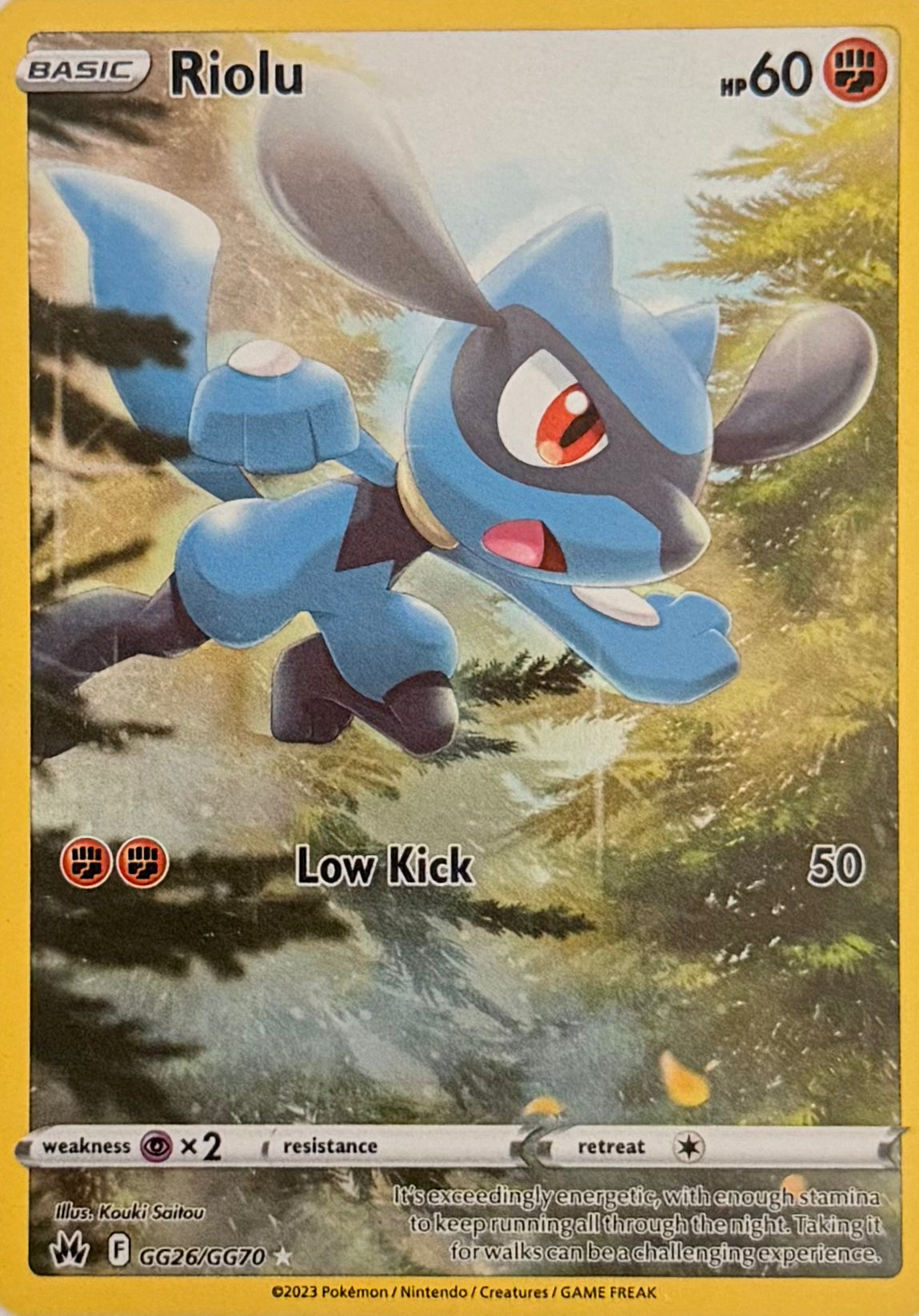 Pokemon Tcg Riolu GG26/GG70