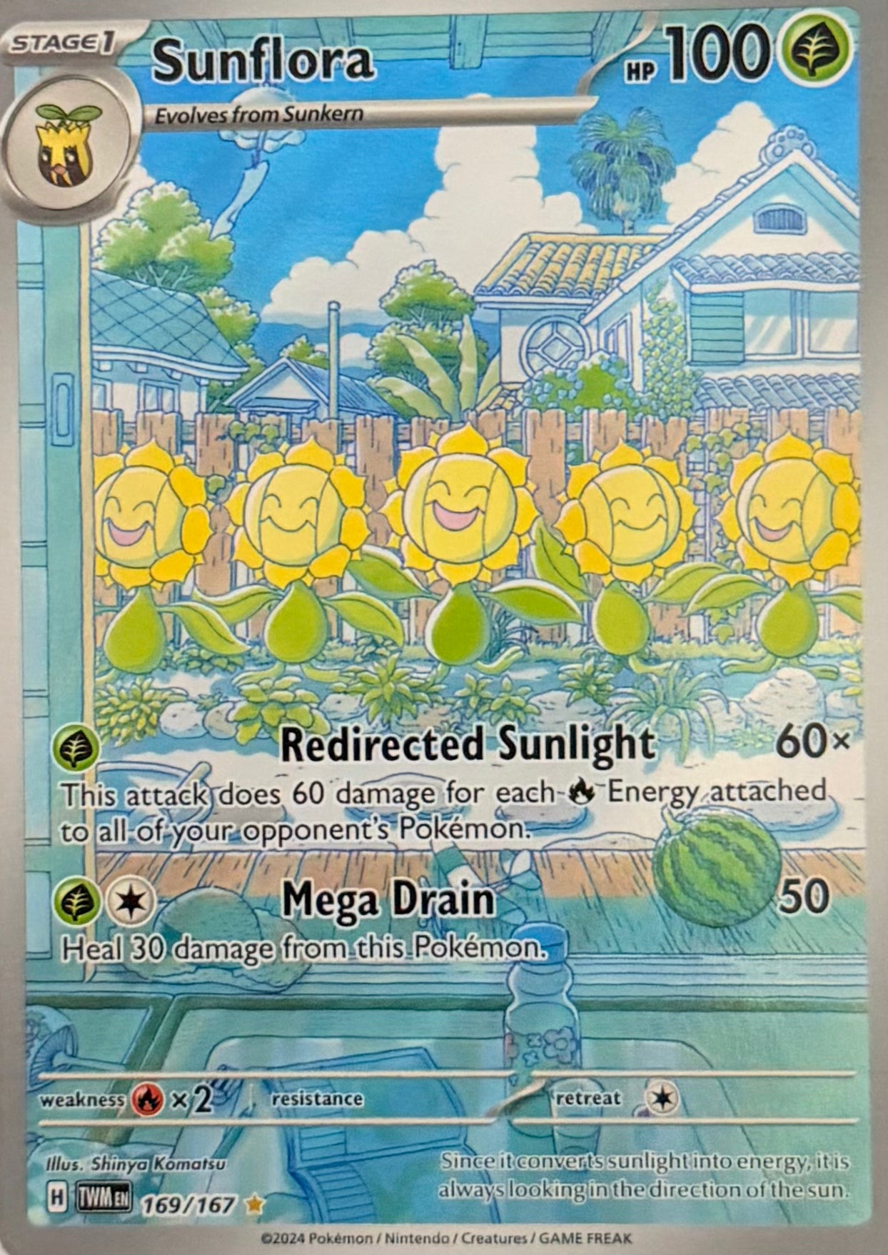 Pokemon Tcg Sunflora 169/167