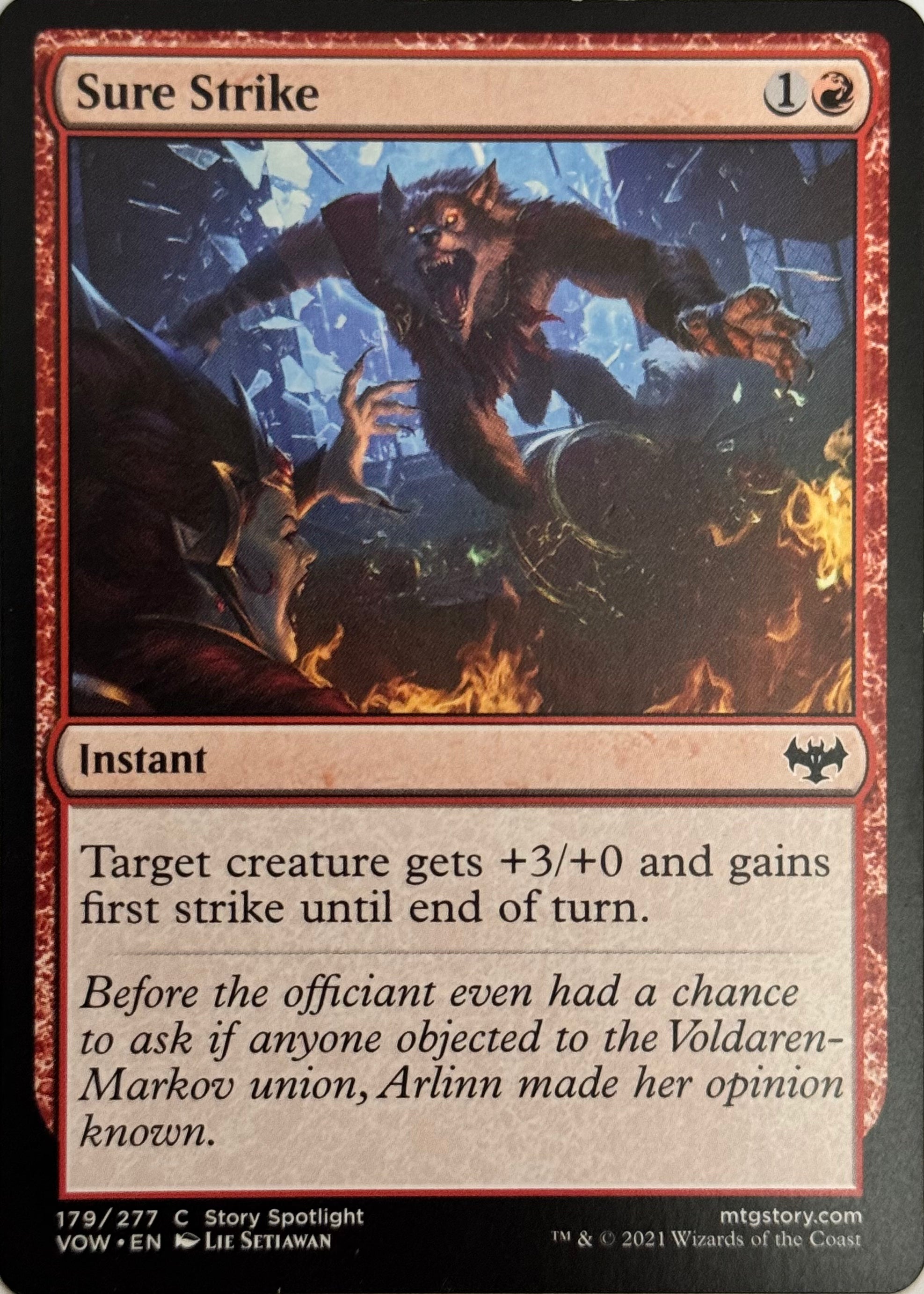 Magic Tcg Sure Strike 179/277
