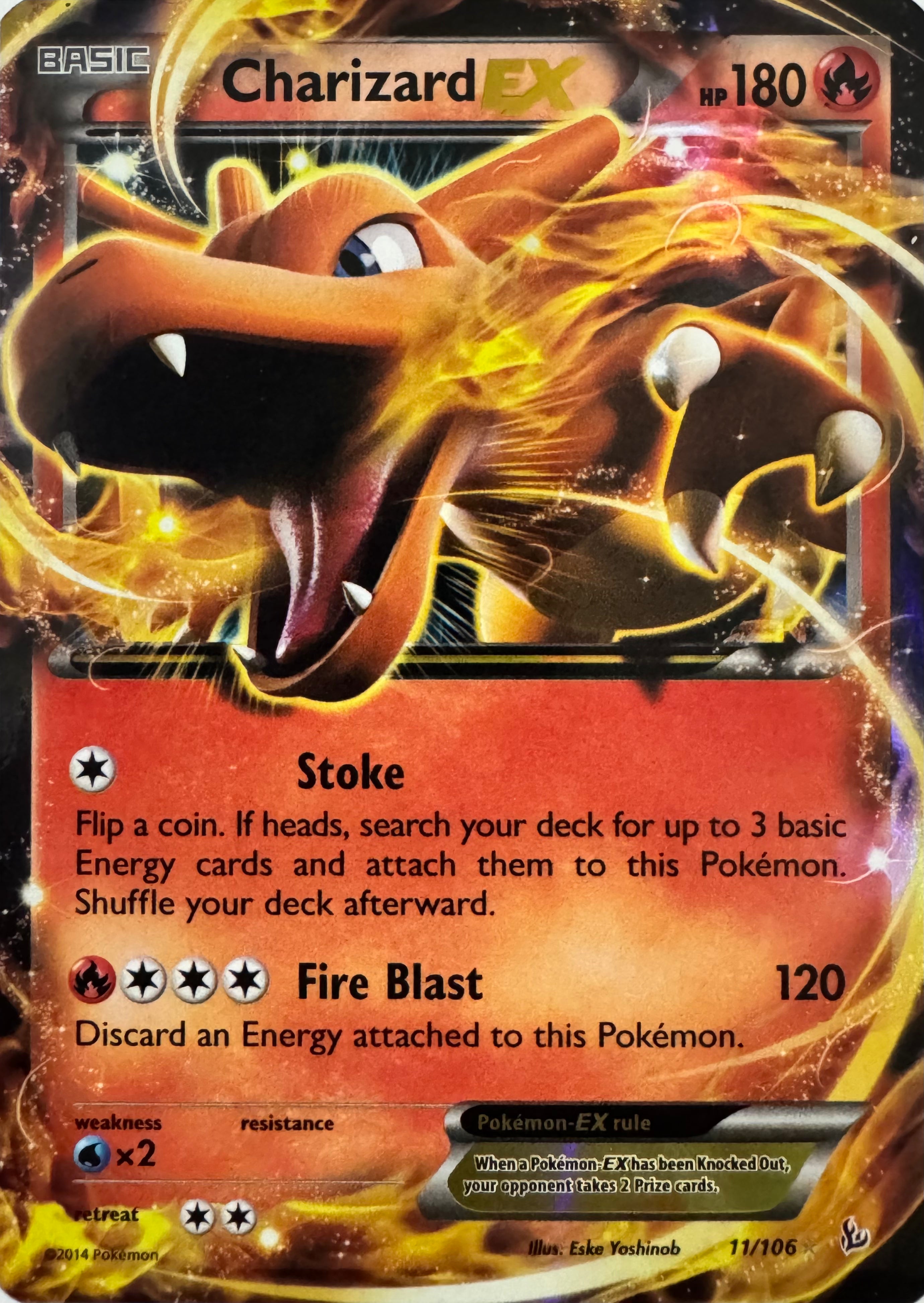 Pokemon Tcg Charizard Ex 11/106