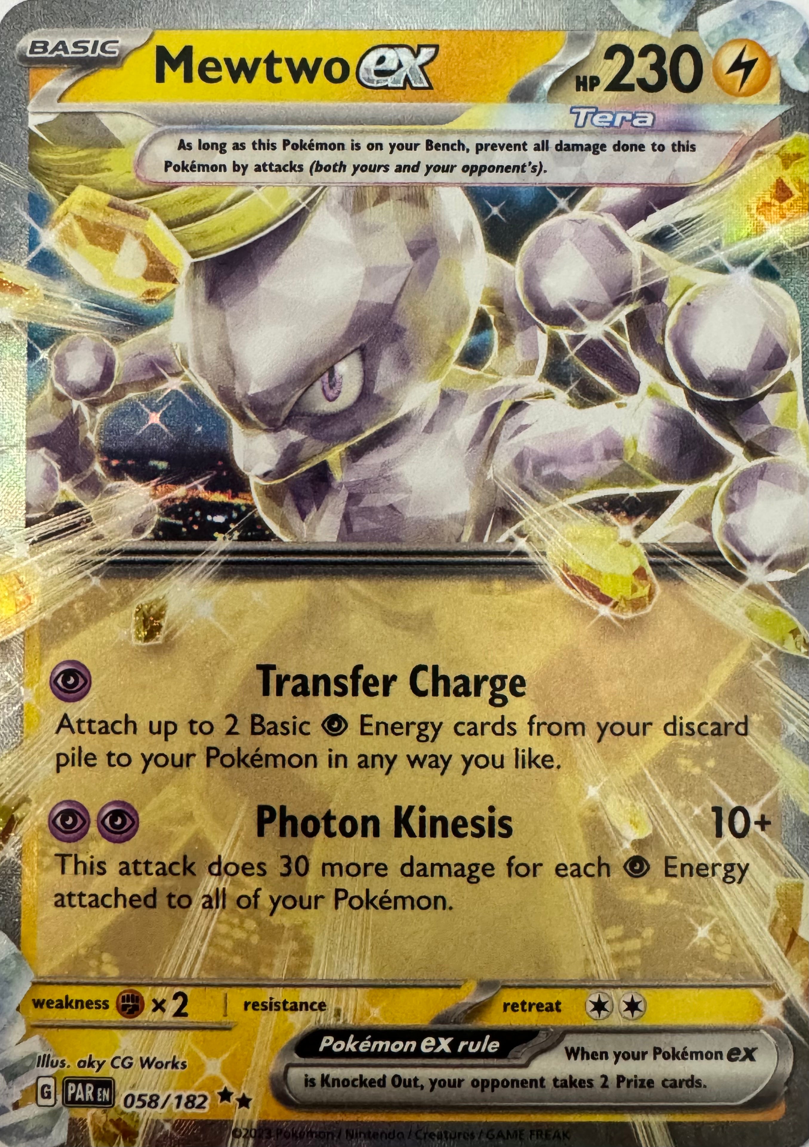 Pokemon Tcg Mewtwo Ex 058/182