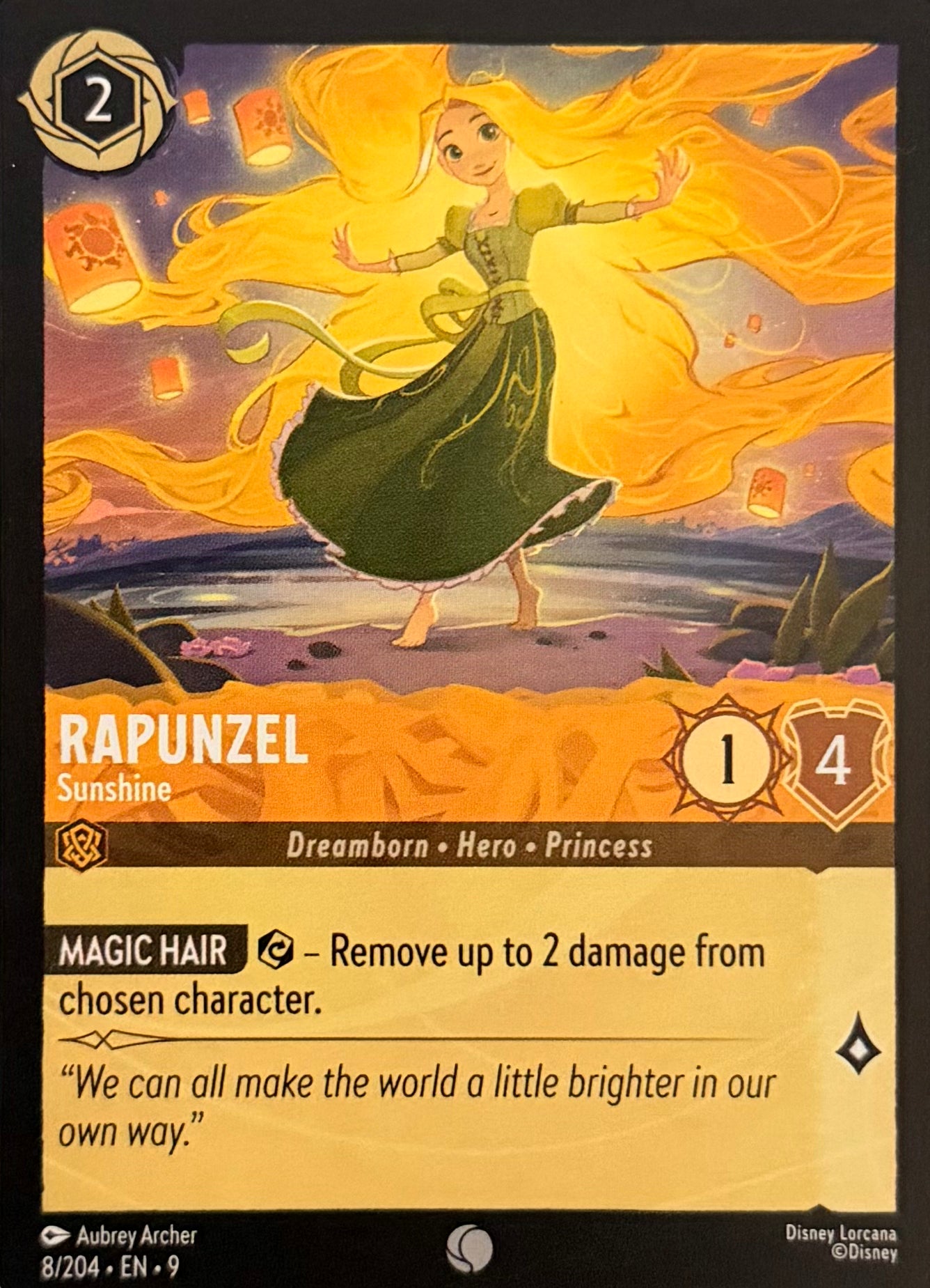 Disney Lorcana Rapunzel 8/204