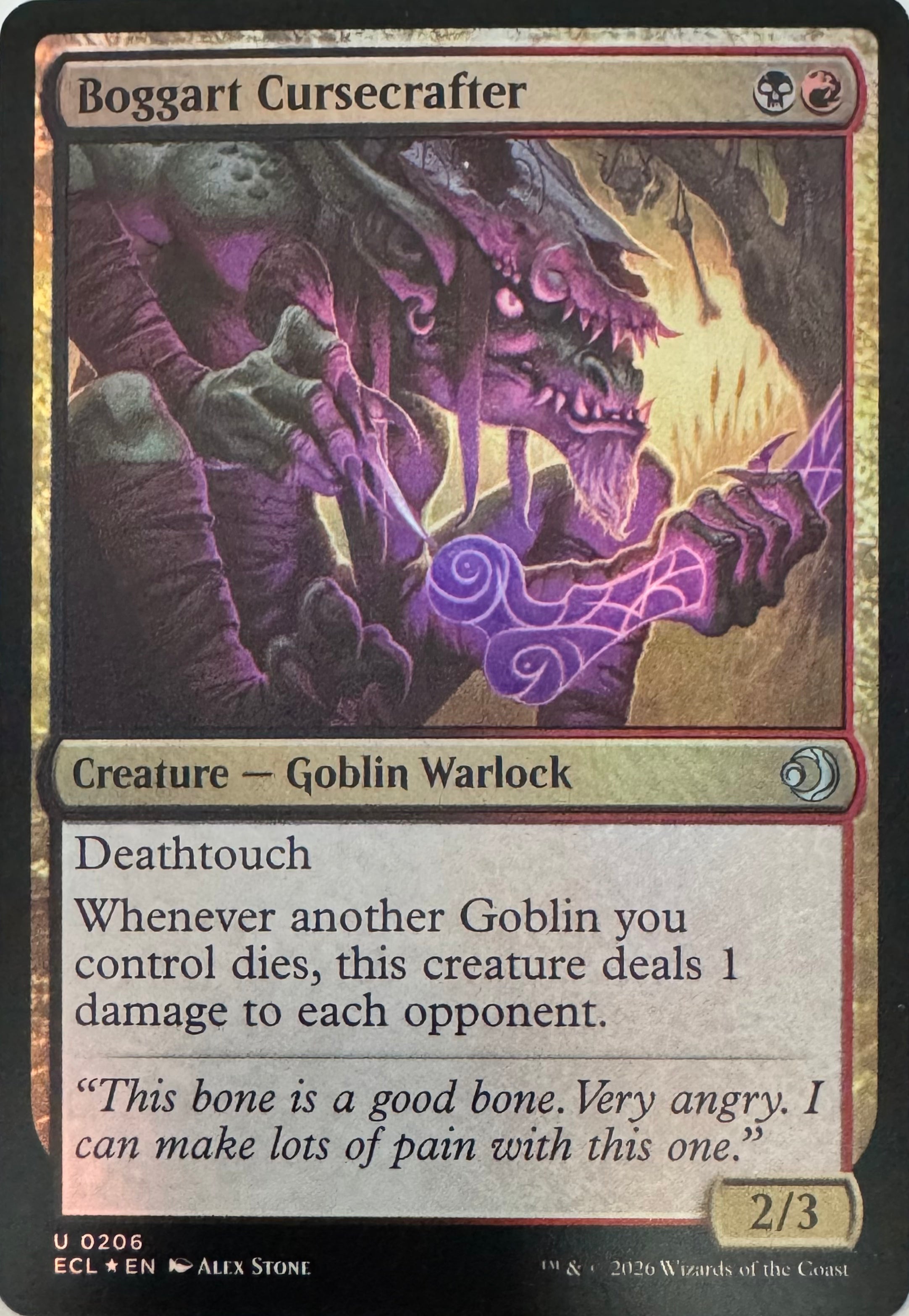 Magic Boggart Cursecrafter 0206 Foil