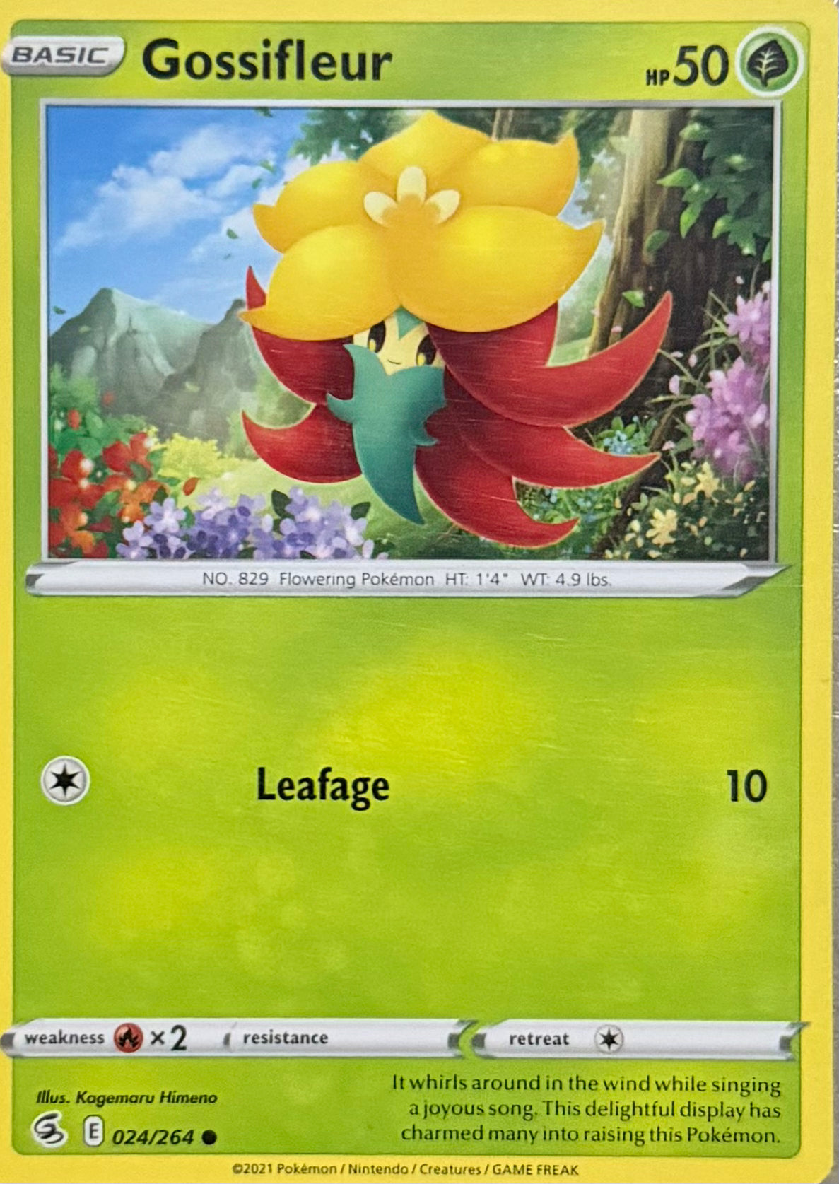 Pokemon Tcg Gossifleur 024/264