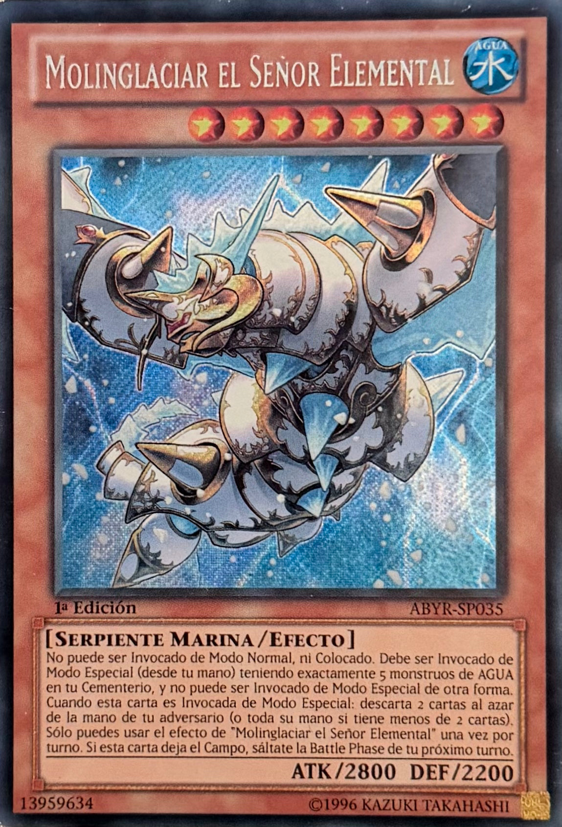 Yugioh! Molinglaciar El Señor Elemental ABYR-SP035
