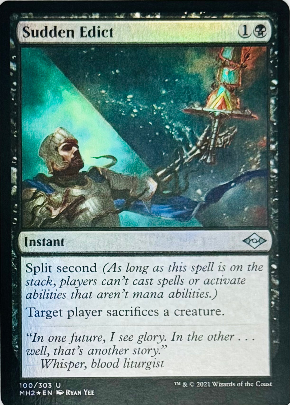Magic Sudden Edict 100/303 Foil