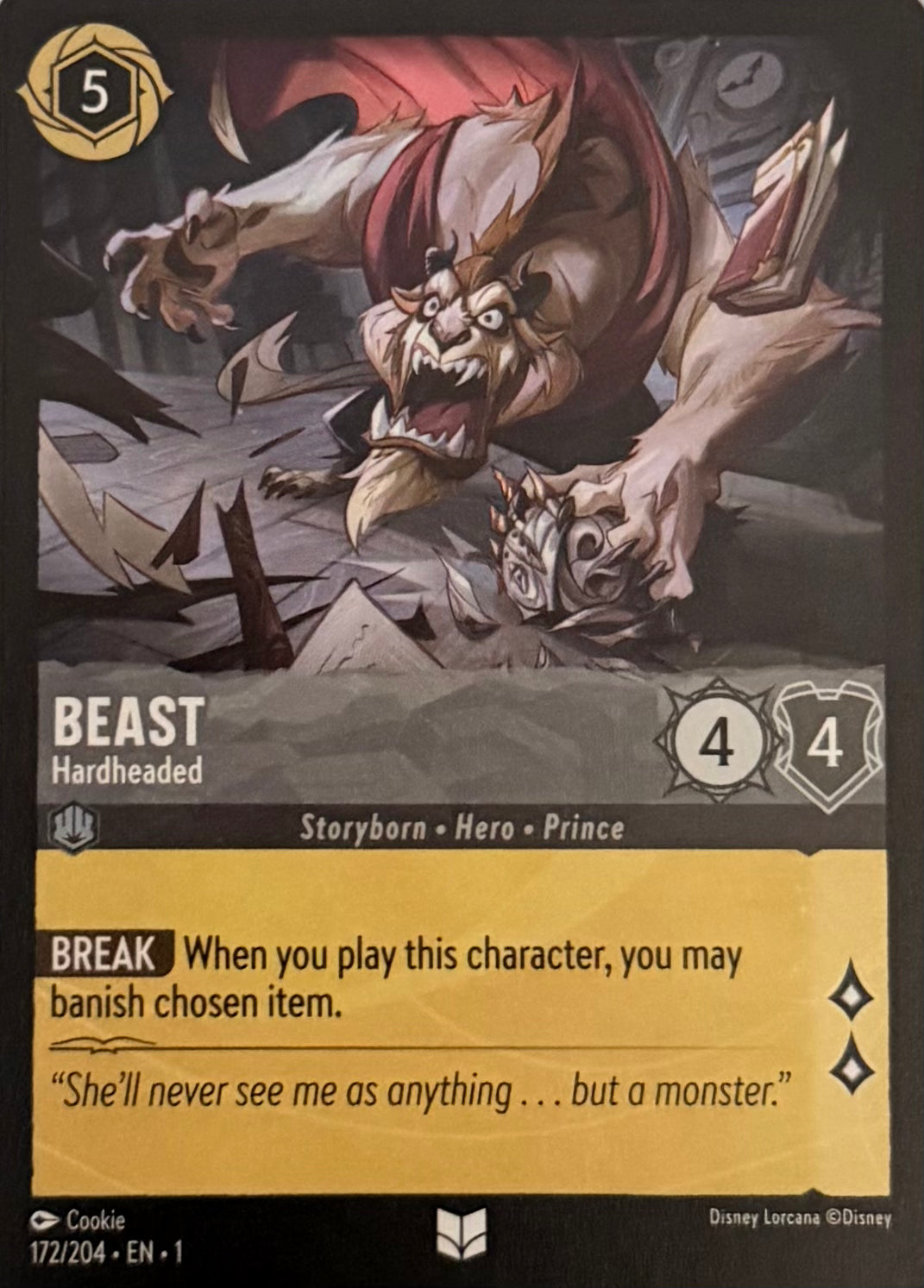 Disney Lorcana Beast 172/204