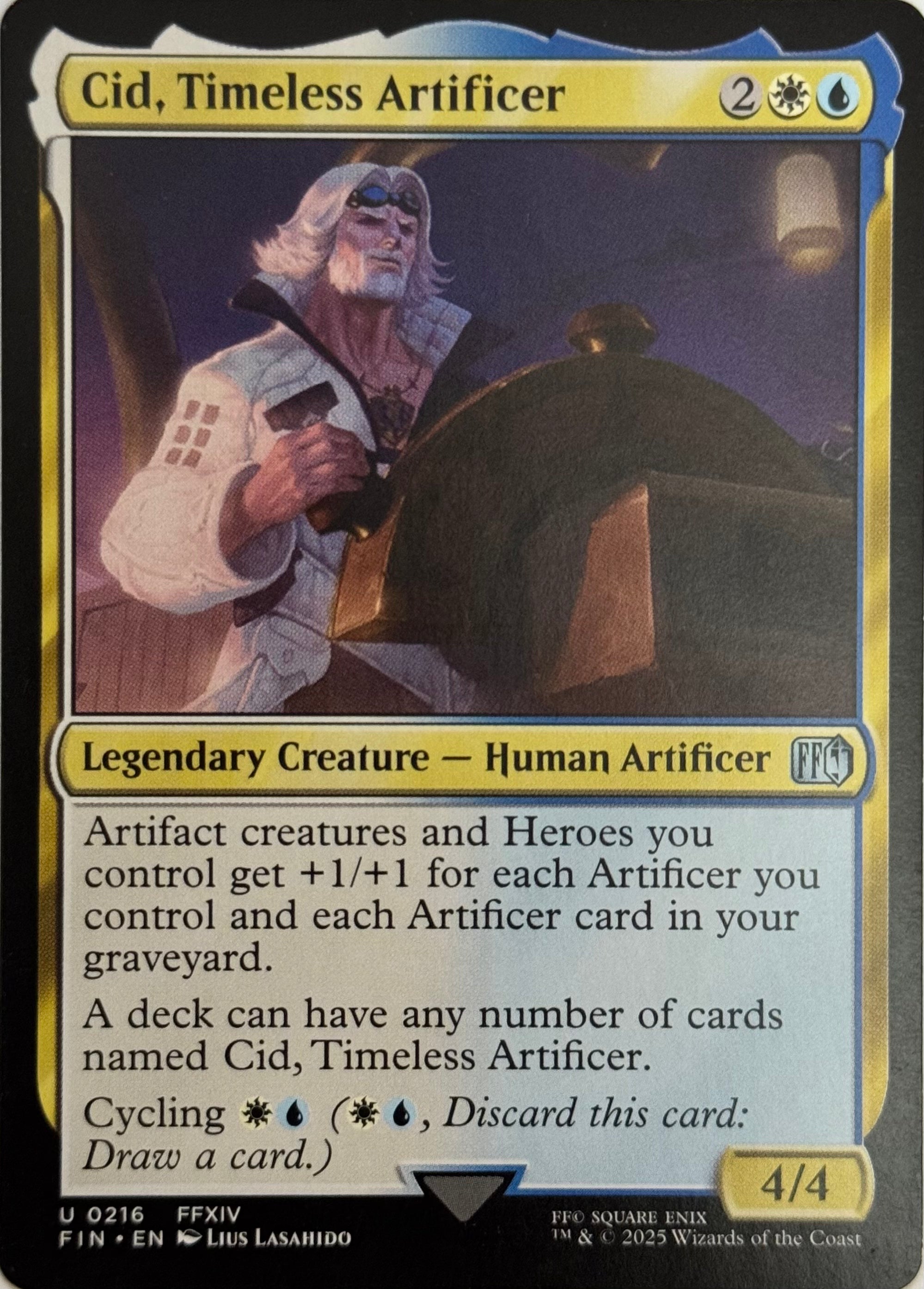 Magic Tcg Cid, Timeless Artificer 0216