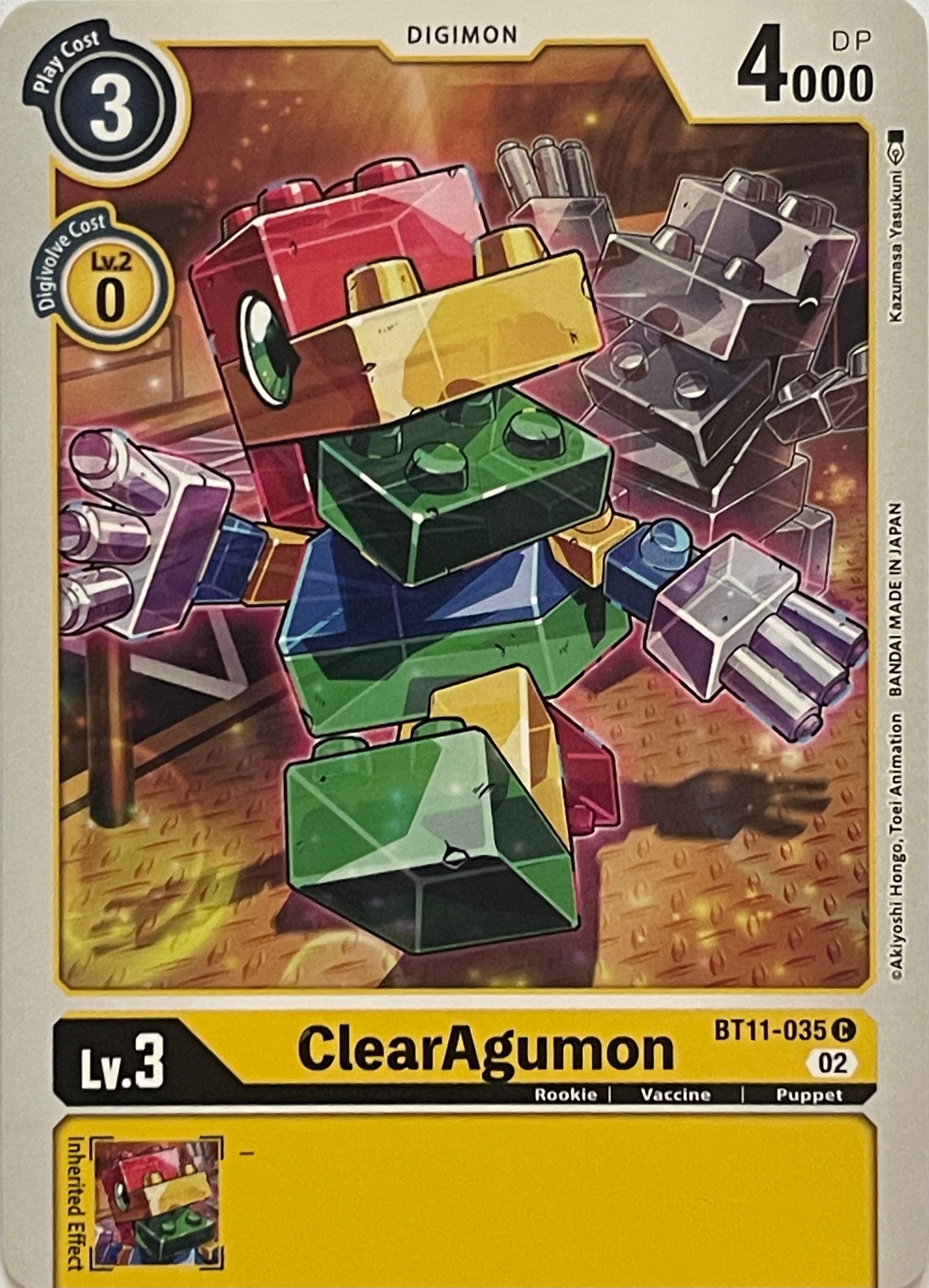 Digimon ClearAgumon BT11-035