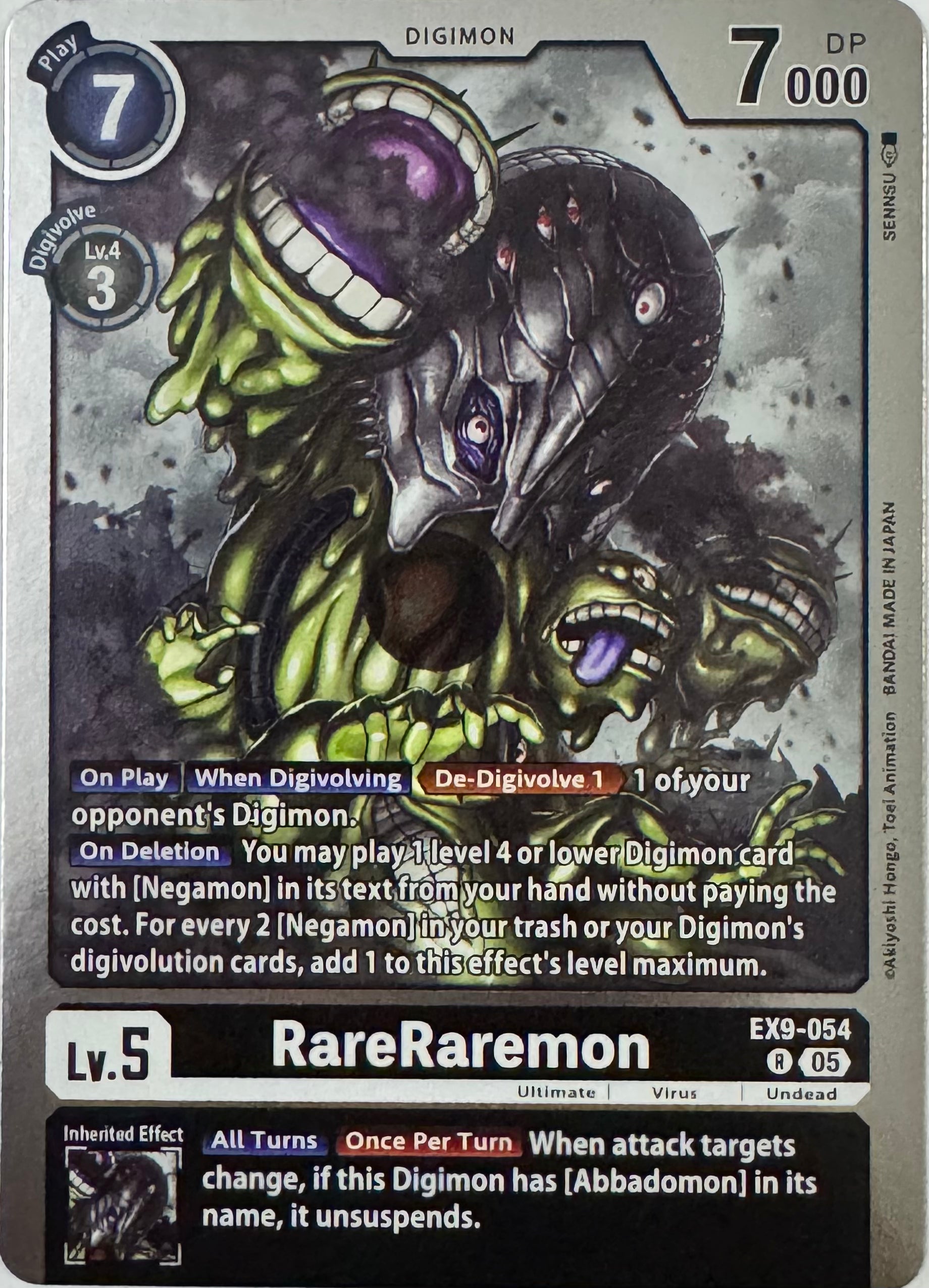 Digimon Tcg RareRaremon Ex9-054 Rare