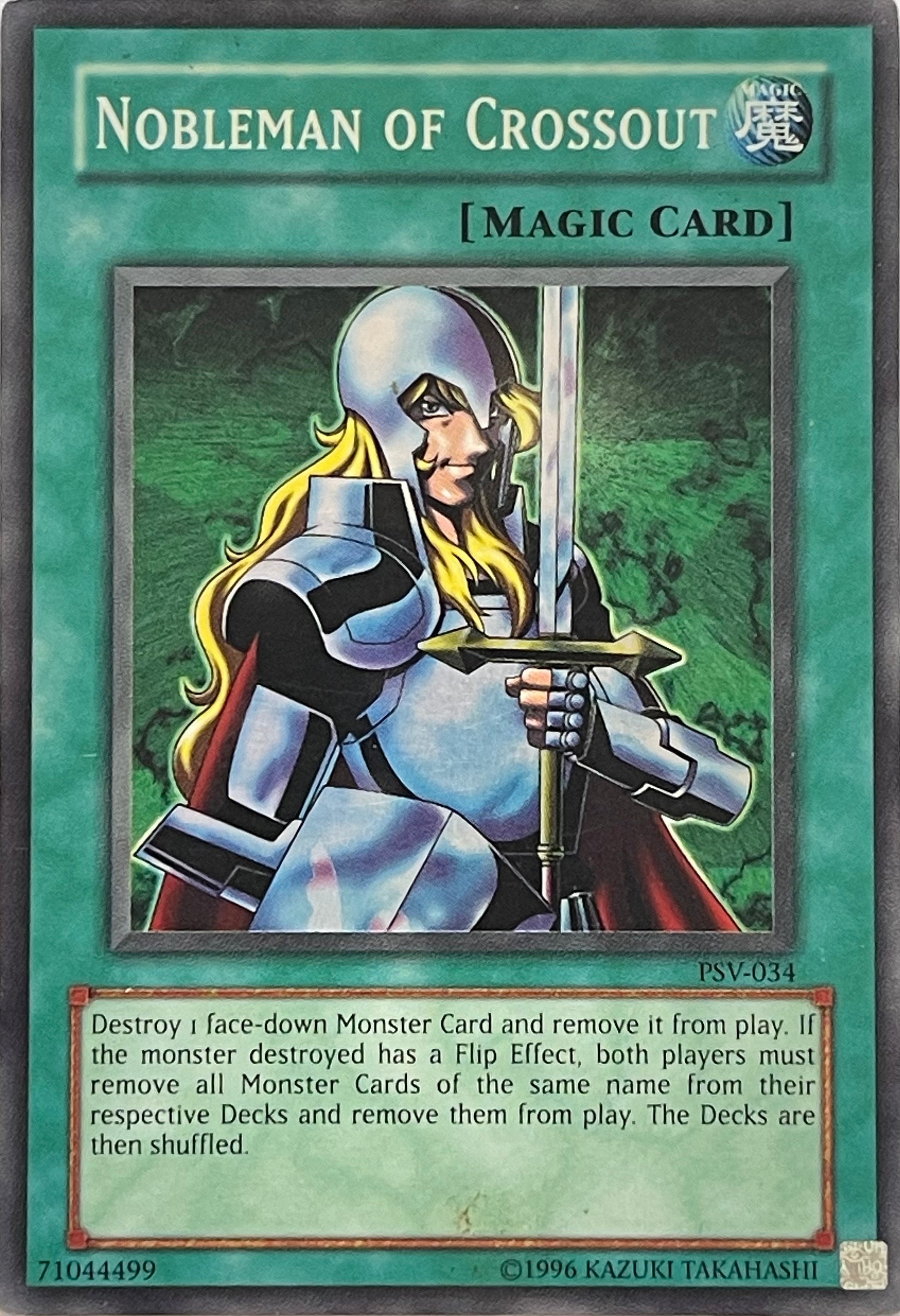 Yugioh! Nobleman of Crossout PSV-034 Super