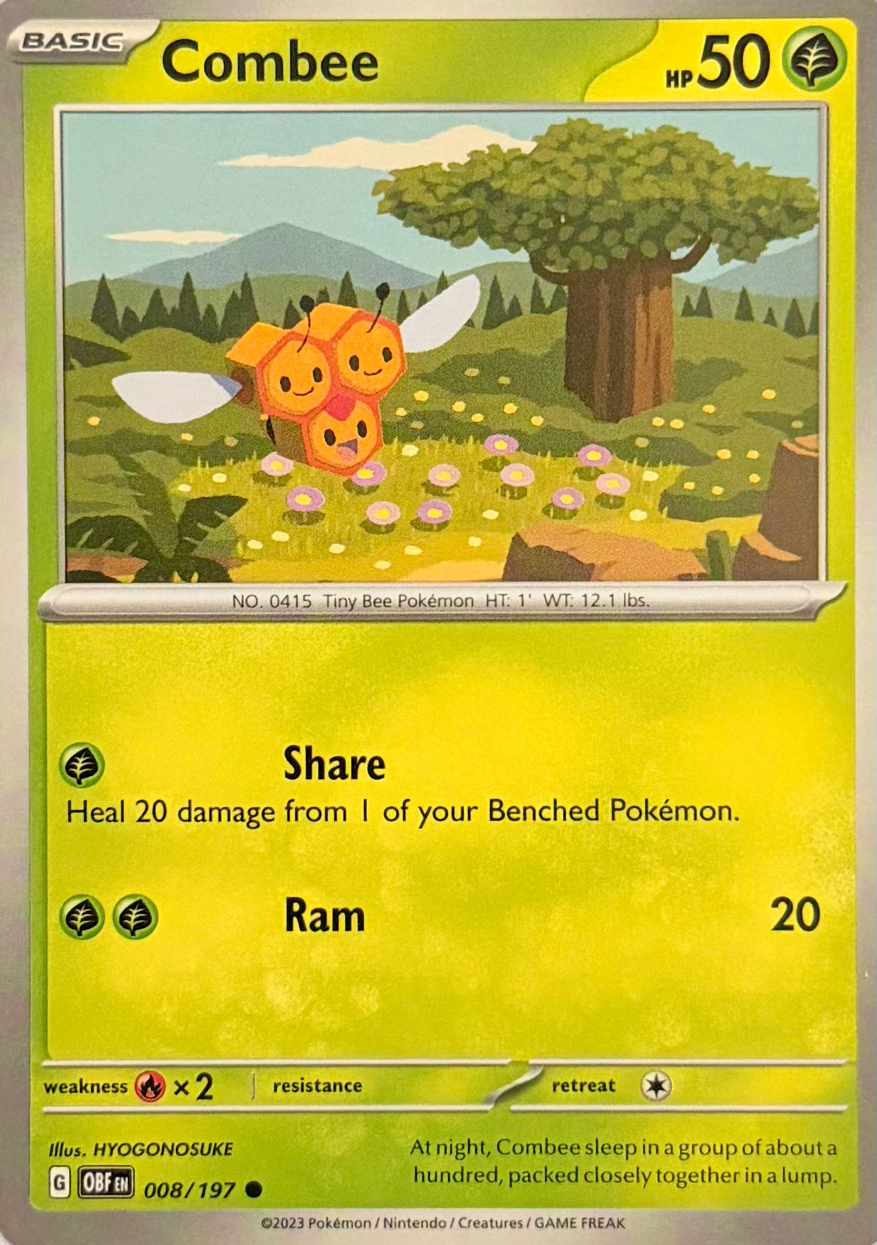 Pokemon Tcg Combee 008/197