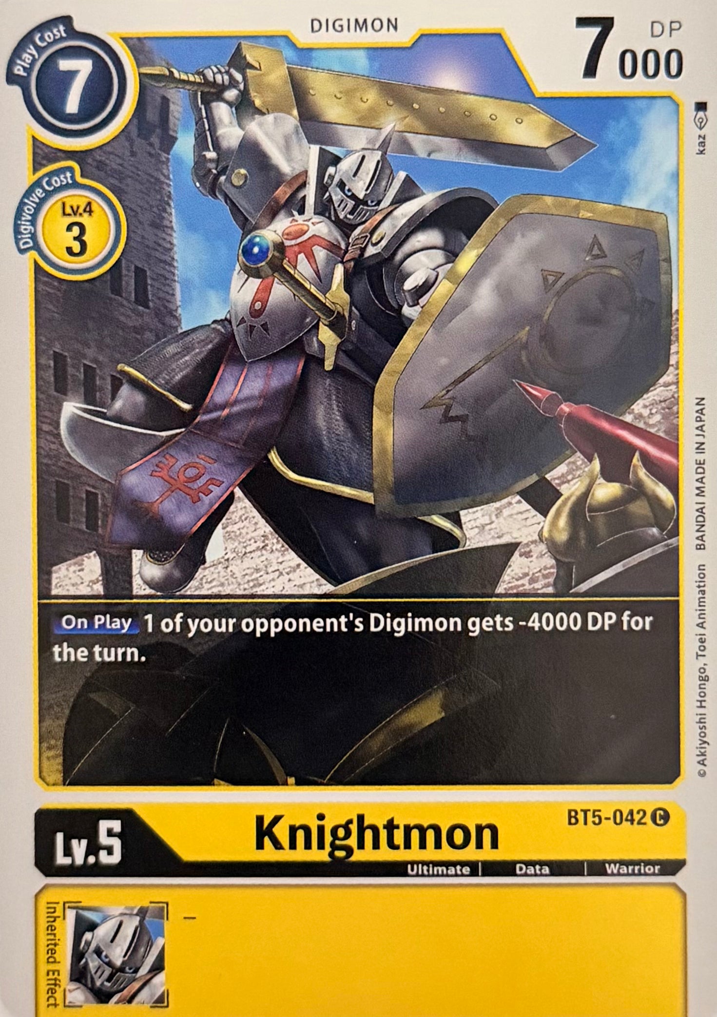 Digimon Tcg Knightmon BT5-042