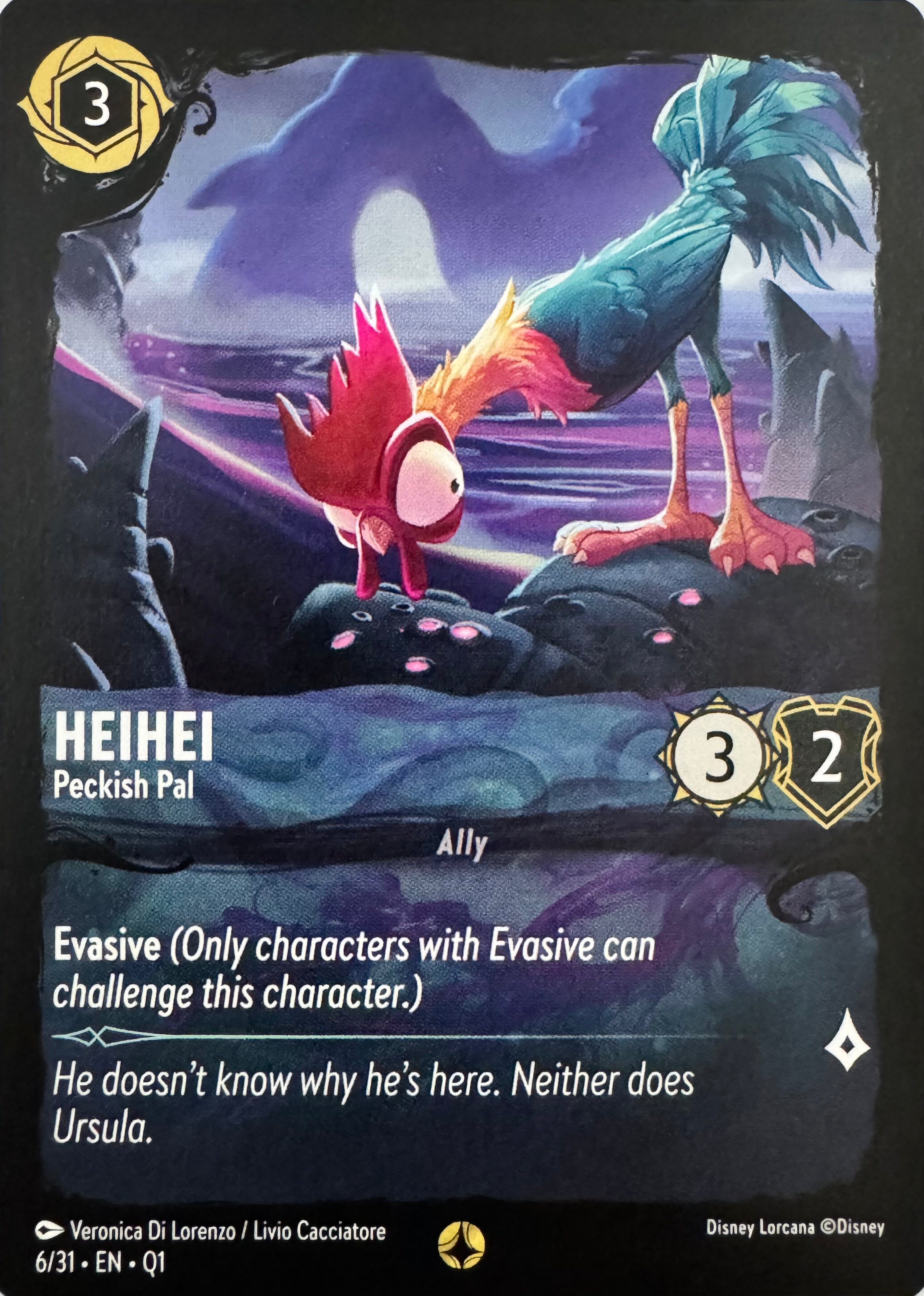Disney Lorcana Heihei 6/31