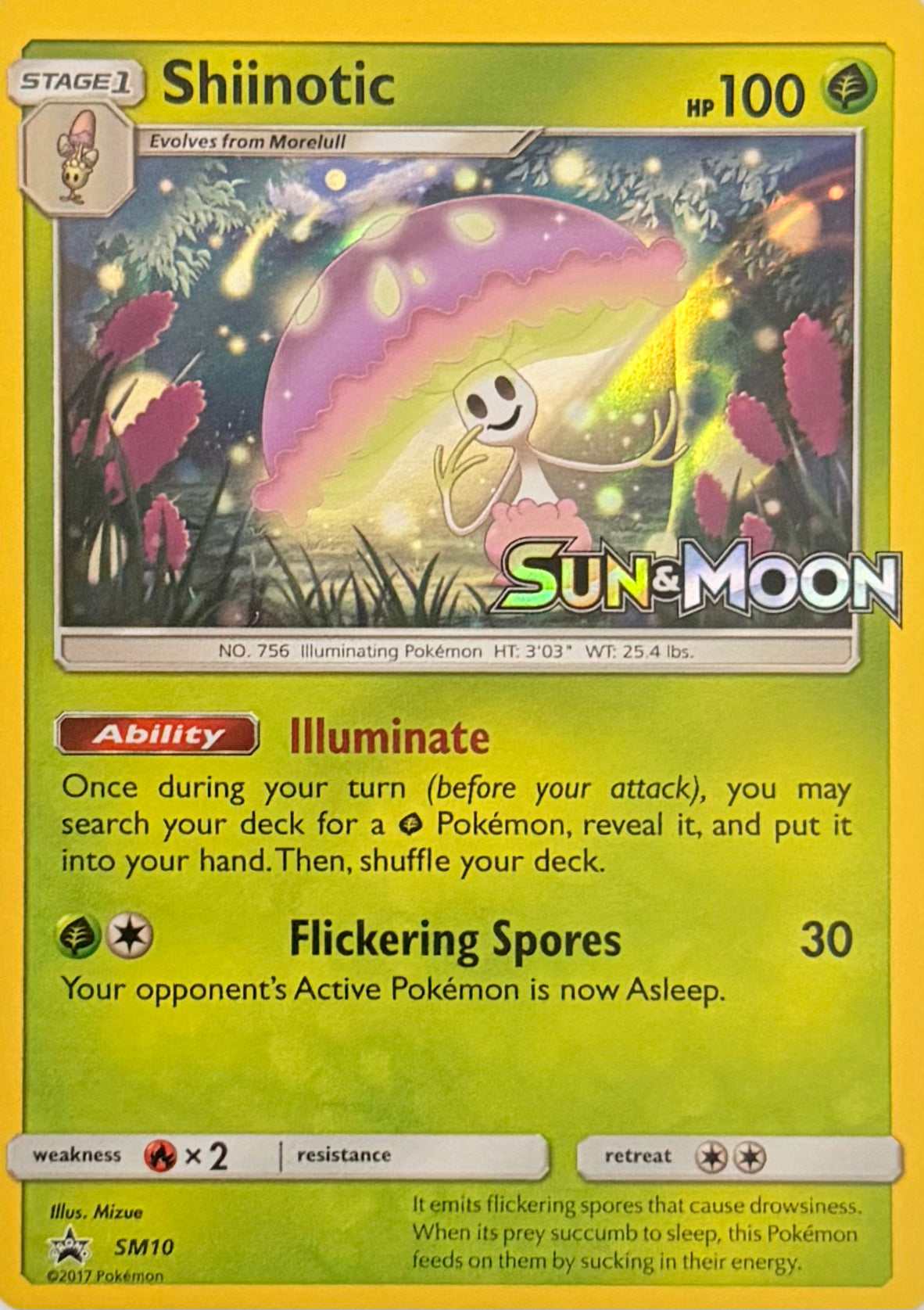 Pokemon Tcg Shiinotic SM10