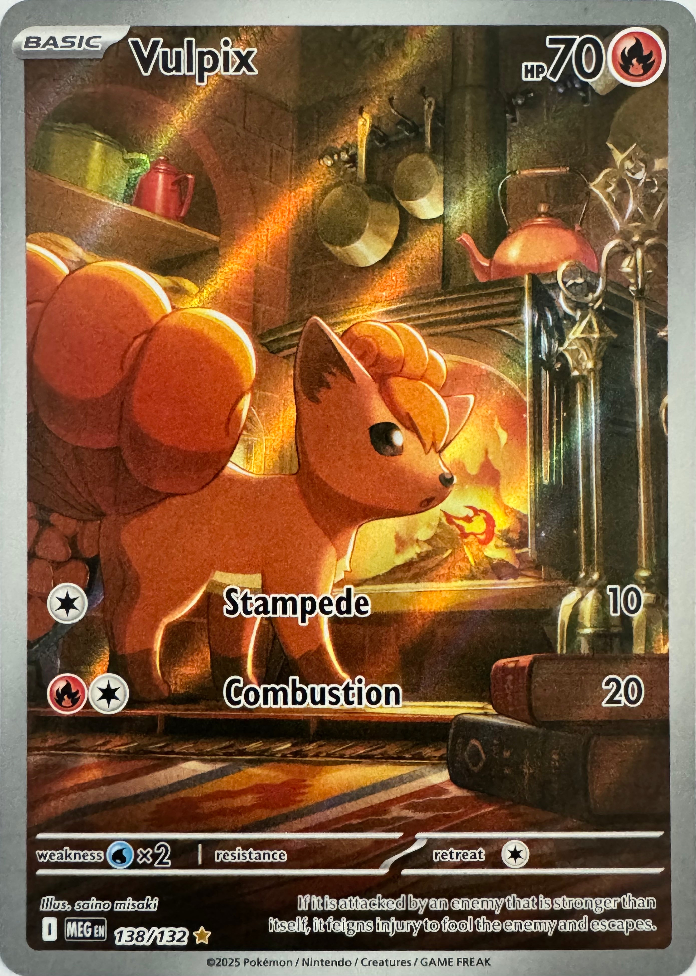 Pokemon Tcg Vulpix 138/132
