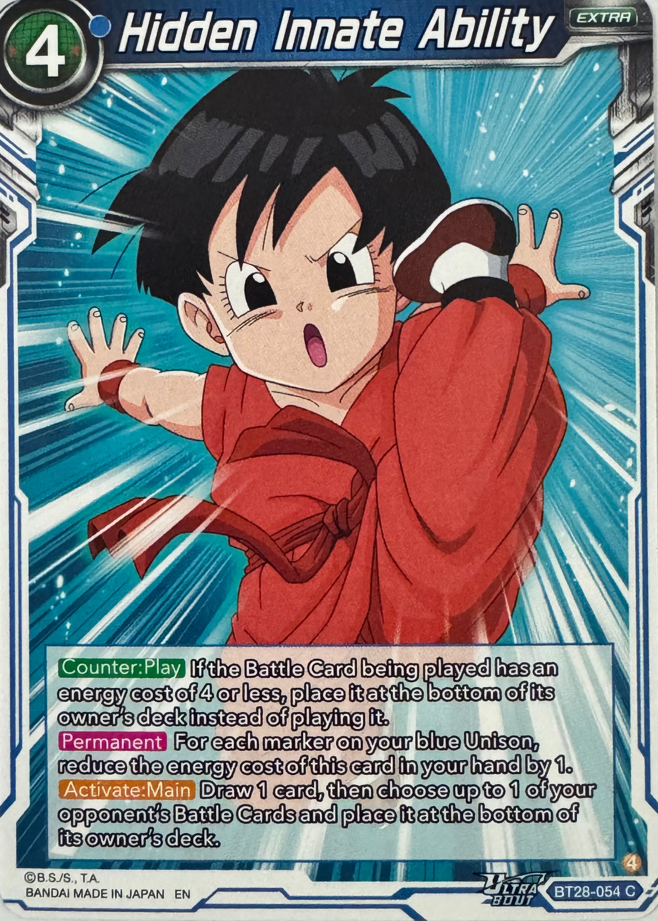 Dragon Ball Tcg Hidden Innate Ability Bt28-054