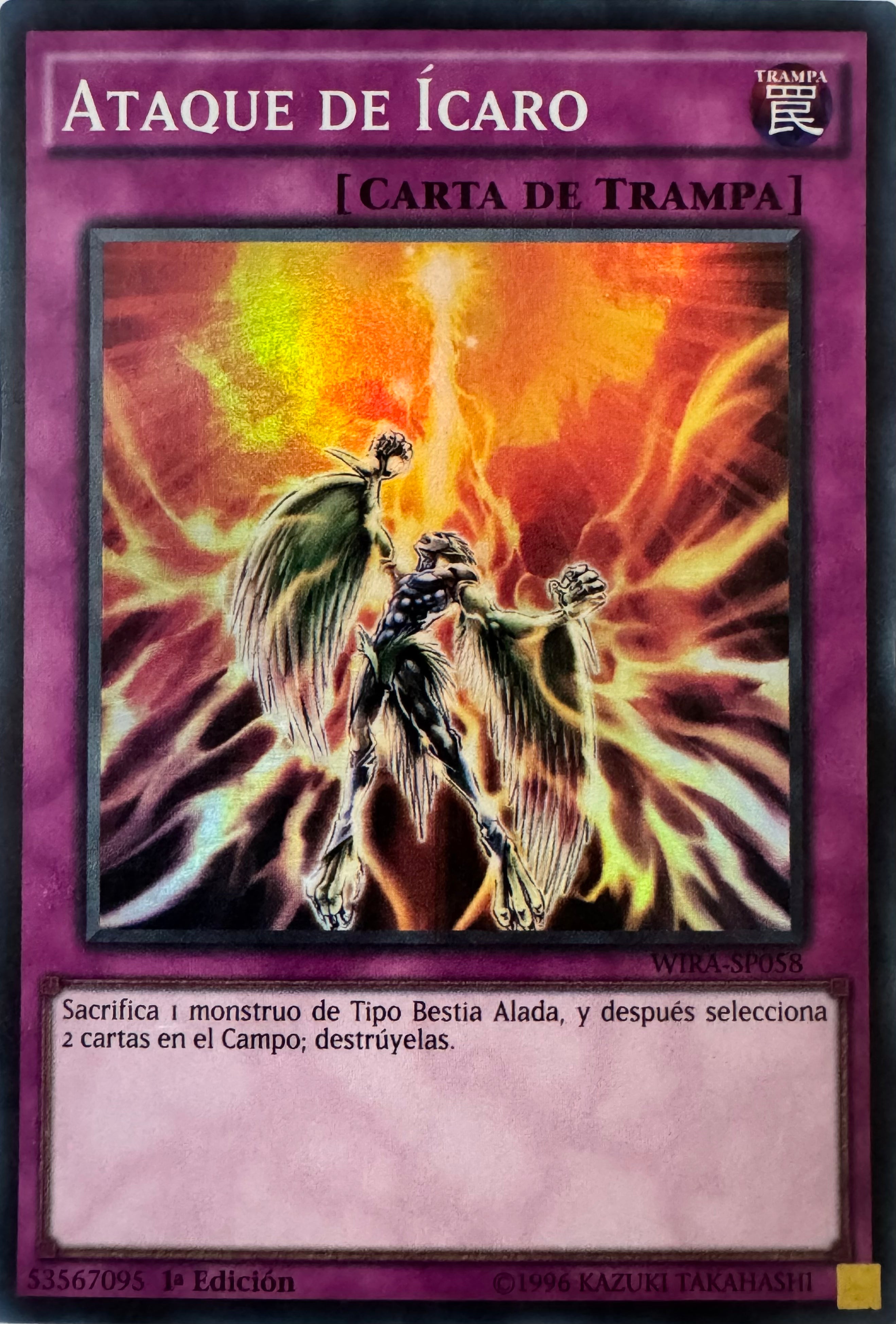 Yugioh! Ataque De Icaro Wira-sp058 1a Edición Super Rare