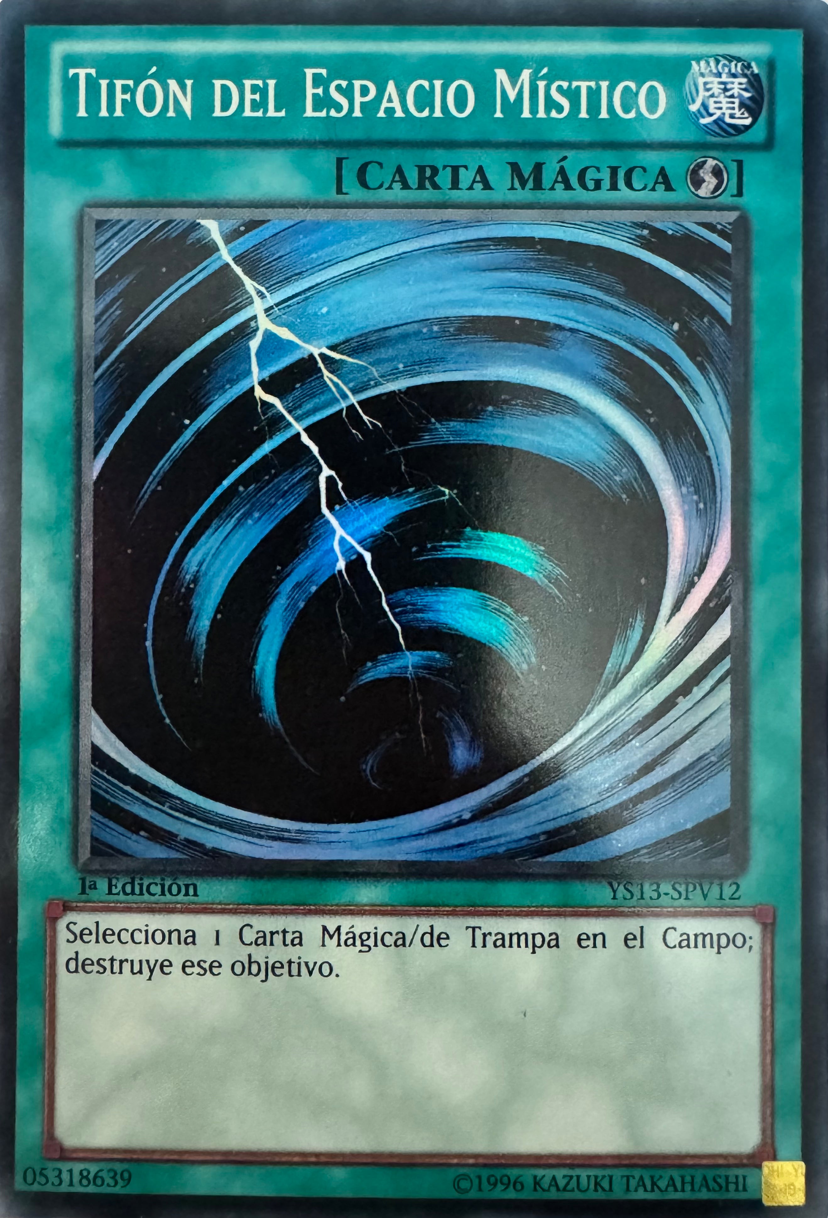 Yugioh! Tifon Del Espacio Mistico Ys13-spv12 1a Edición Super Rare