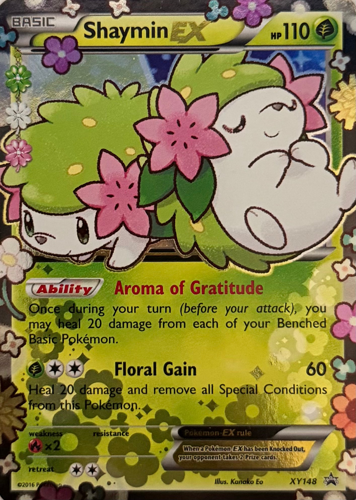 Pokemon Tcg Shaymin Ex XY148