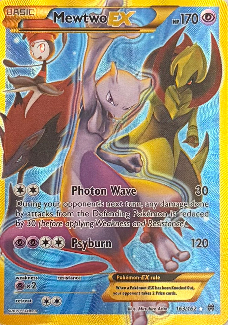 Pokemon Tcg Mewtwo Ex 163/162