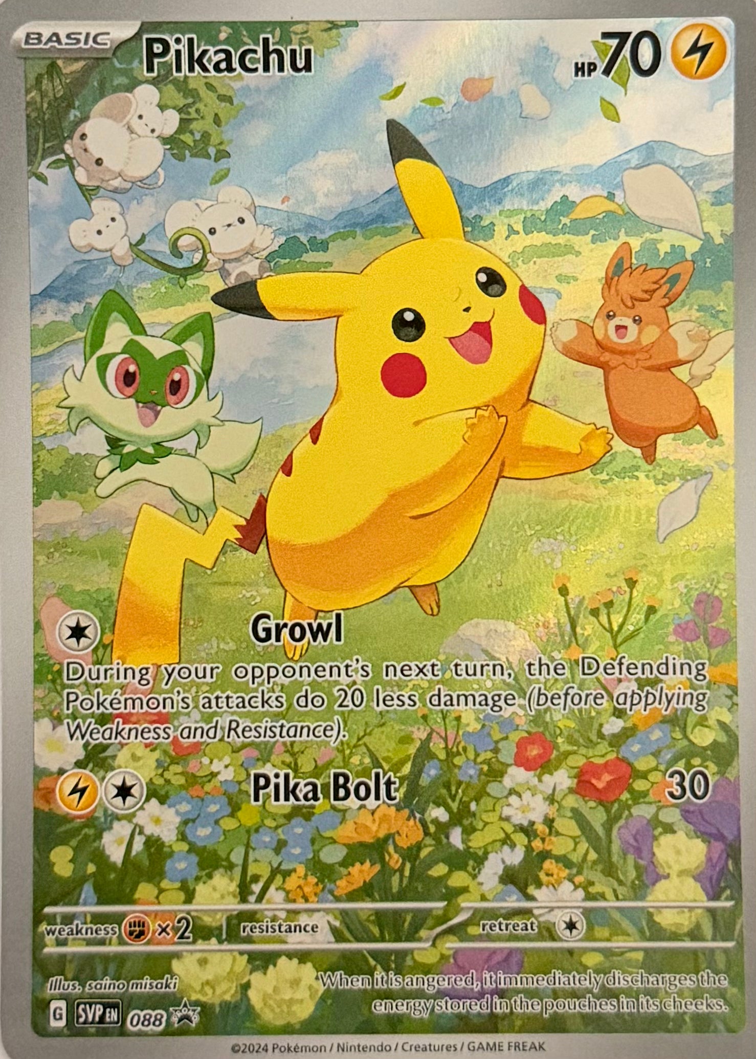 Pokemon Tcg Pikachu 088 Promo