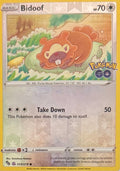 Pokemon Tcg Bidoof 058/078 Ditto