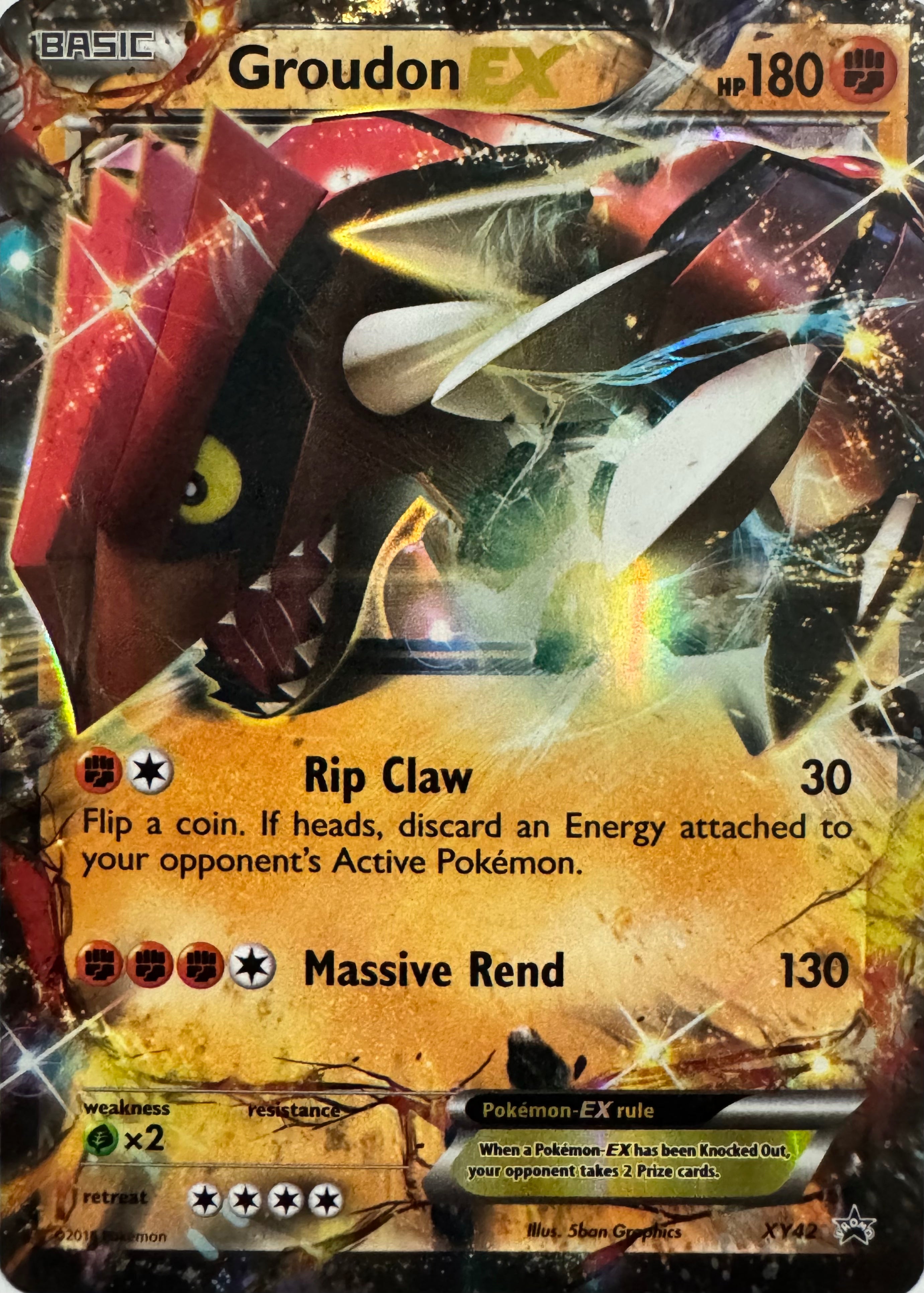 Pokemon Tcg Groudon Ex Xy42 Promo