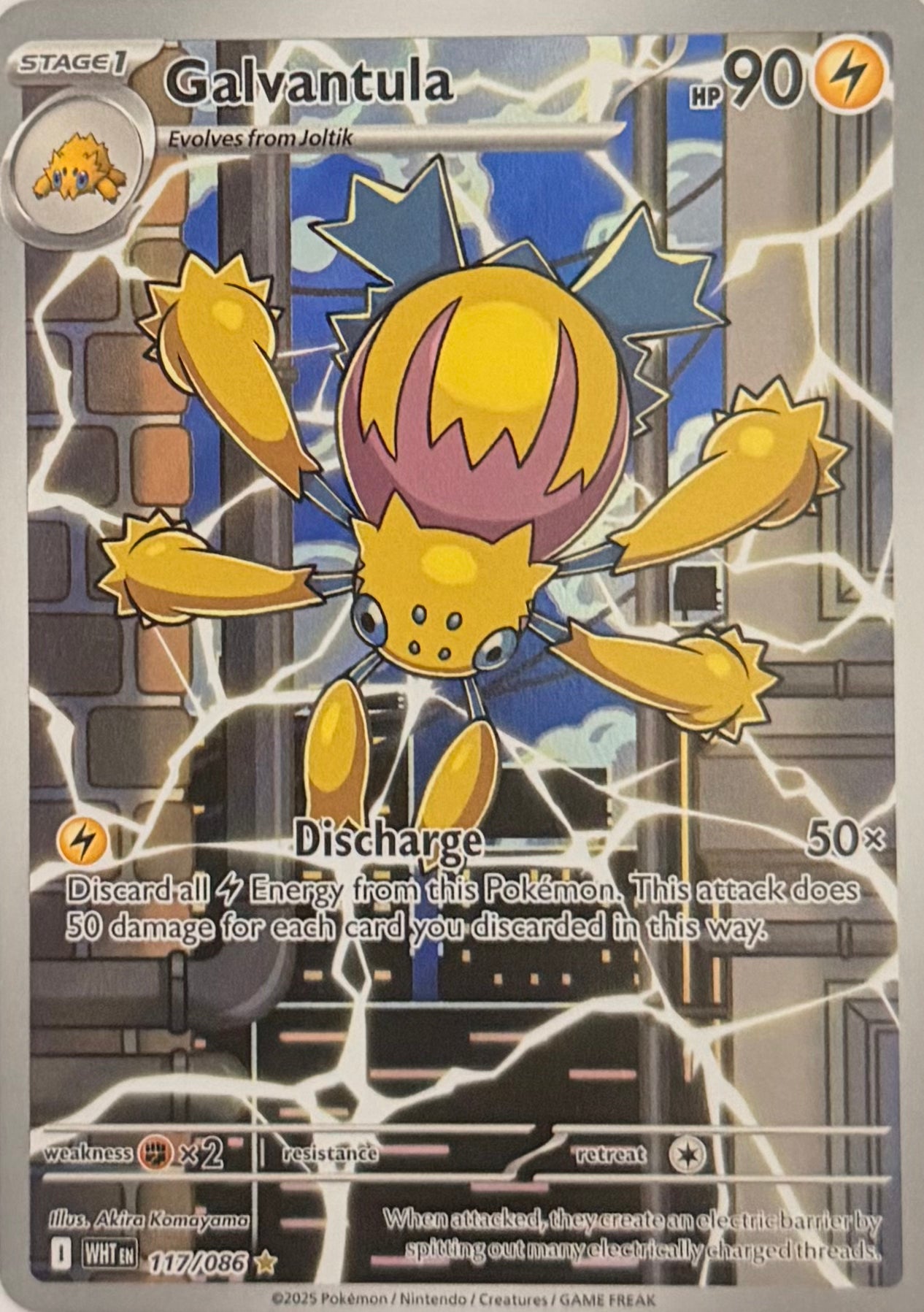 Pokemon Tcg Galvantula 117/086